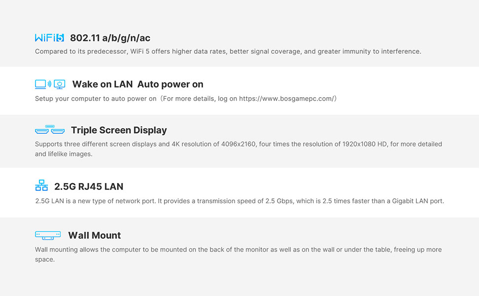 BOSGAME E3 Neo - N95 Processor