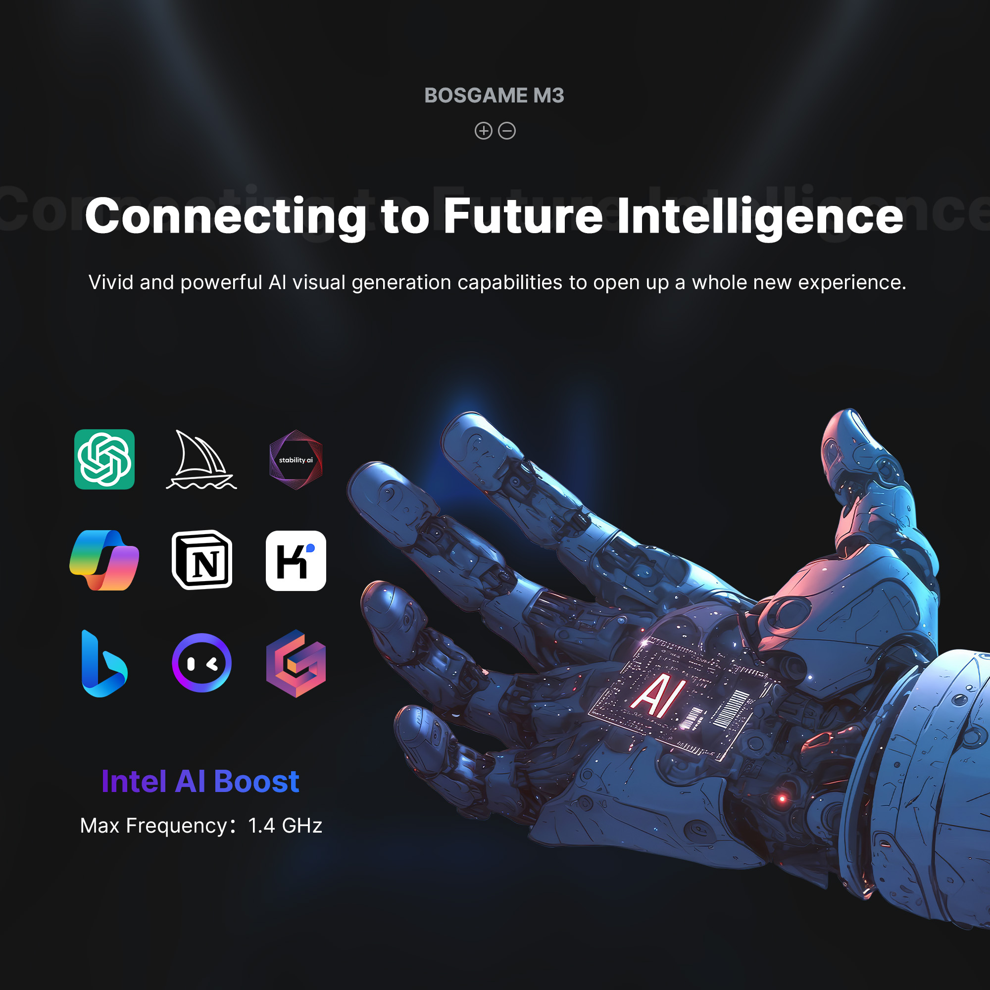 BOSGAME Ai Mini PC M3