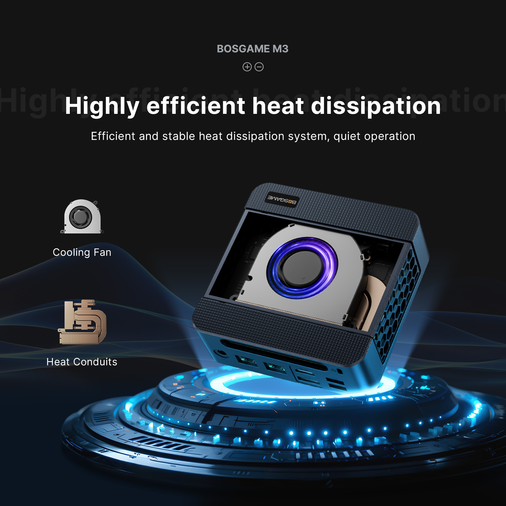 BOSGAME Ai Mini PC M3