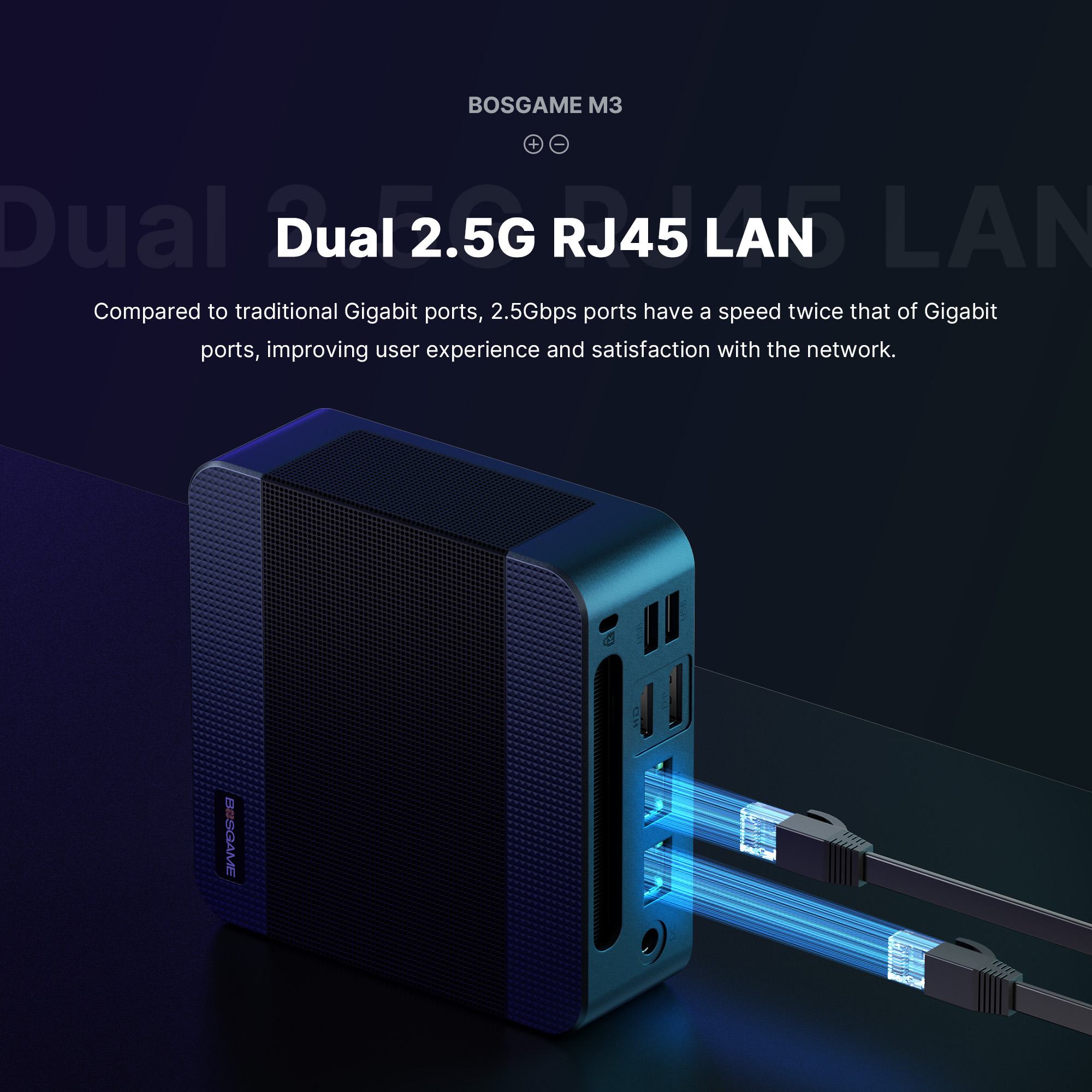 BOSGAME Ai Mini PC M3