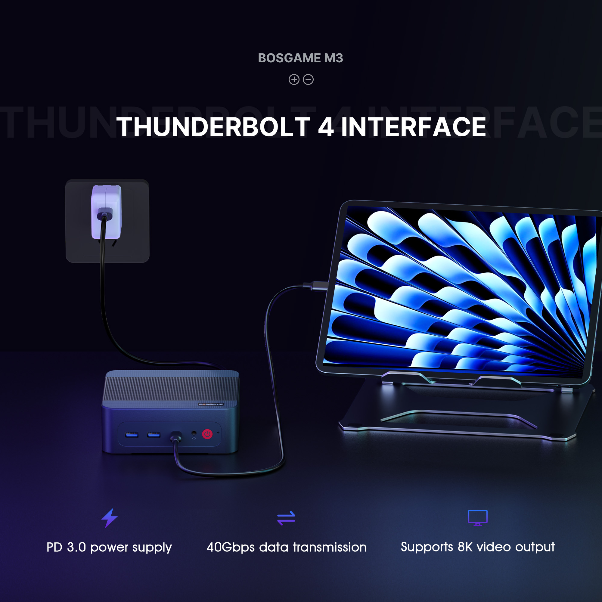 BOSGAME Ai Mini PC M3