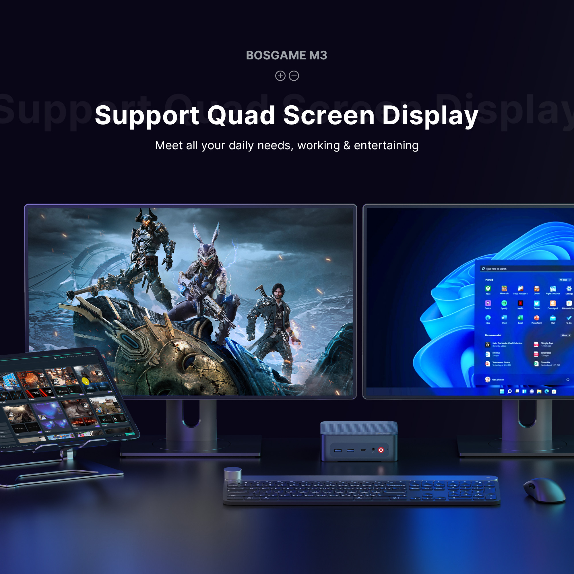 BOSGAME Ai Mini PC M3