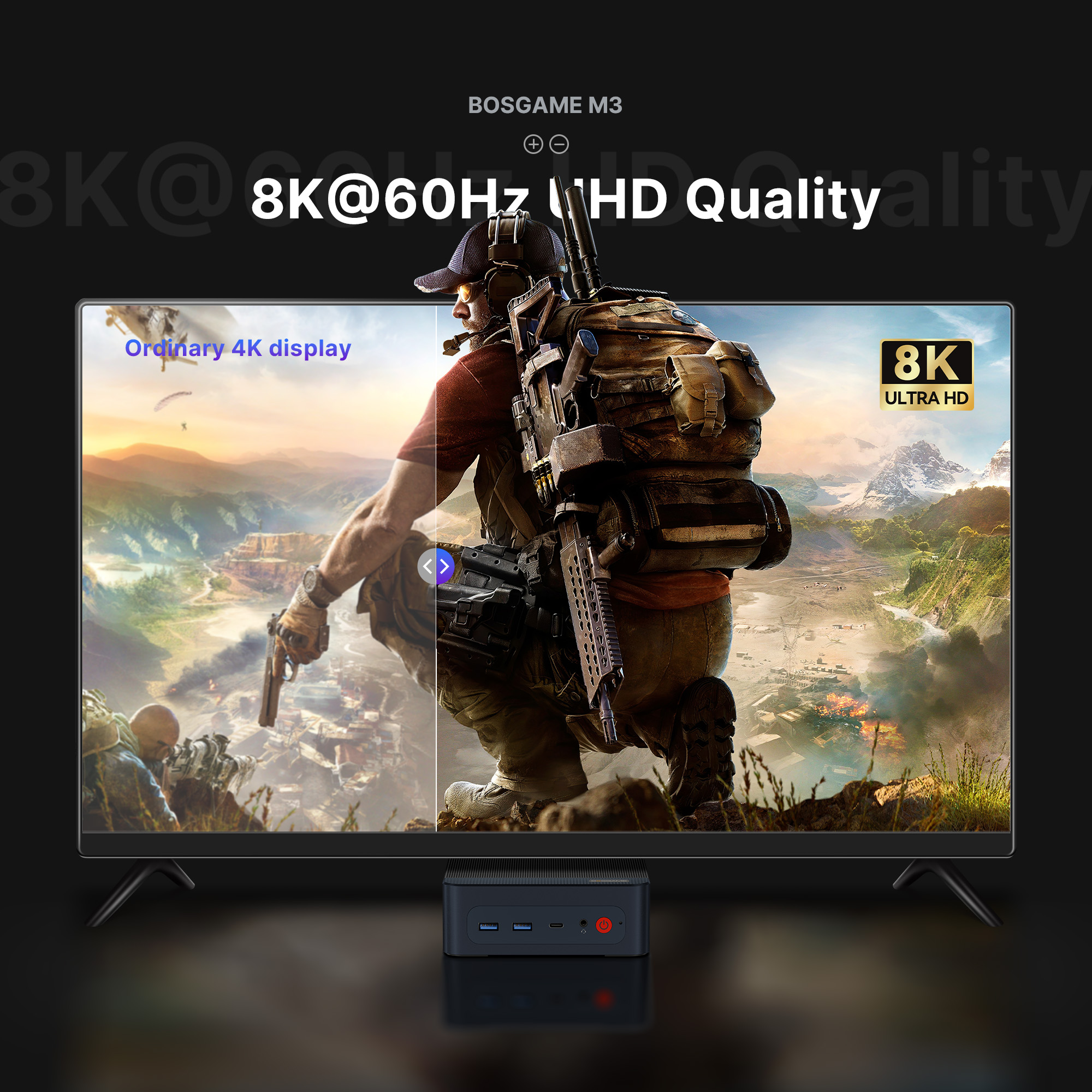 BOSGAME Ai Mini PC M3