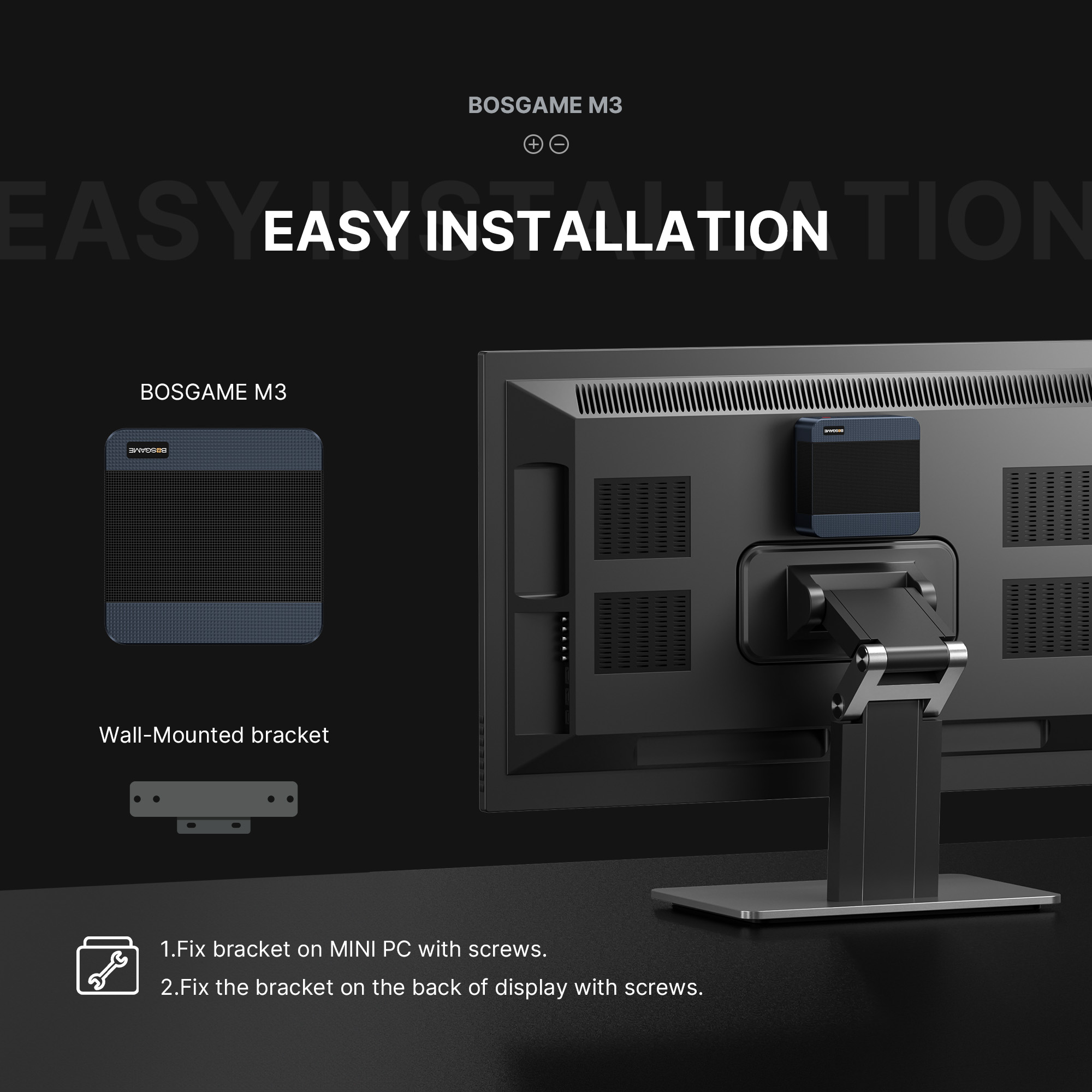 BOSGAME Ai Mini PC M3