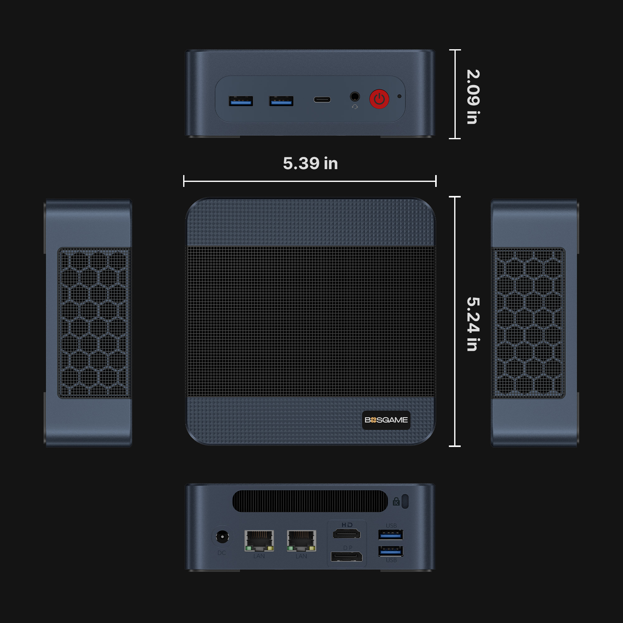 BOSGAME Ai Mini PC M3