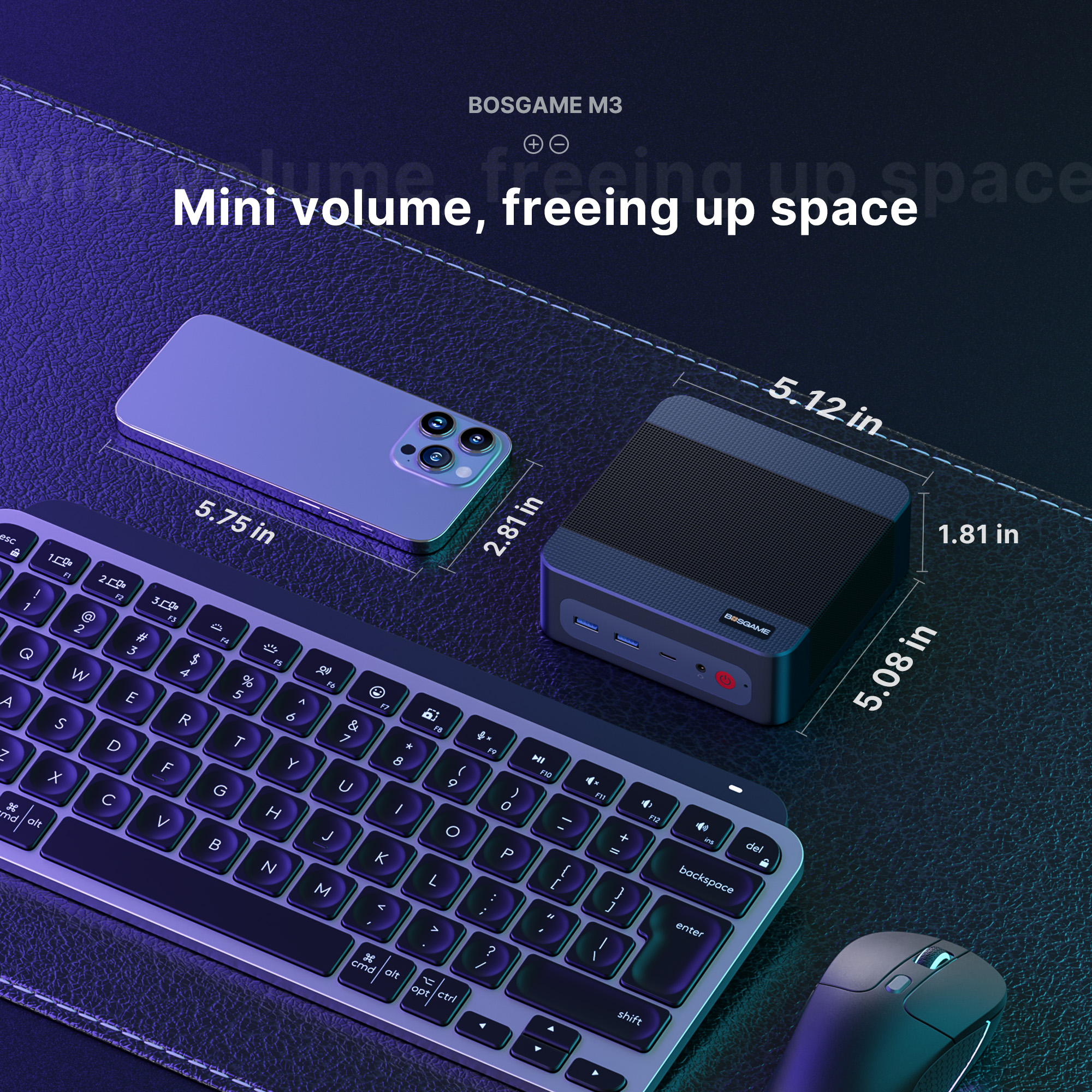 BOSGAME Ai Mini PC M3