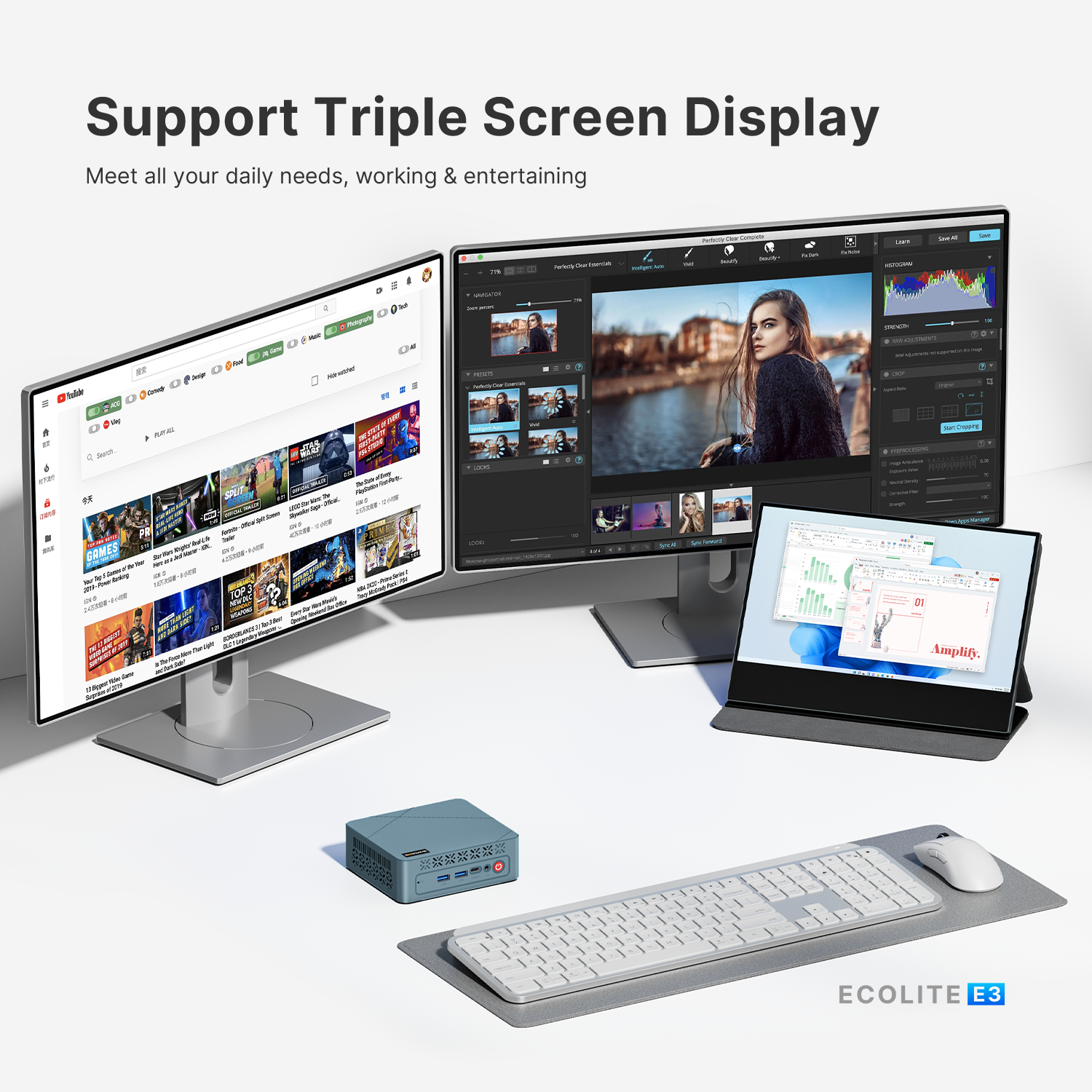 BOSGAME Intel  Mini PC E3