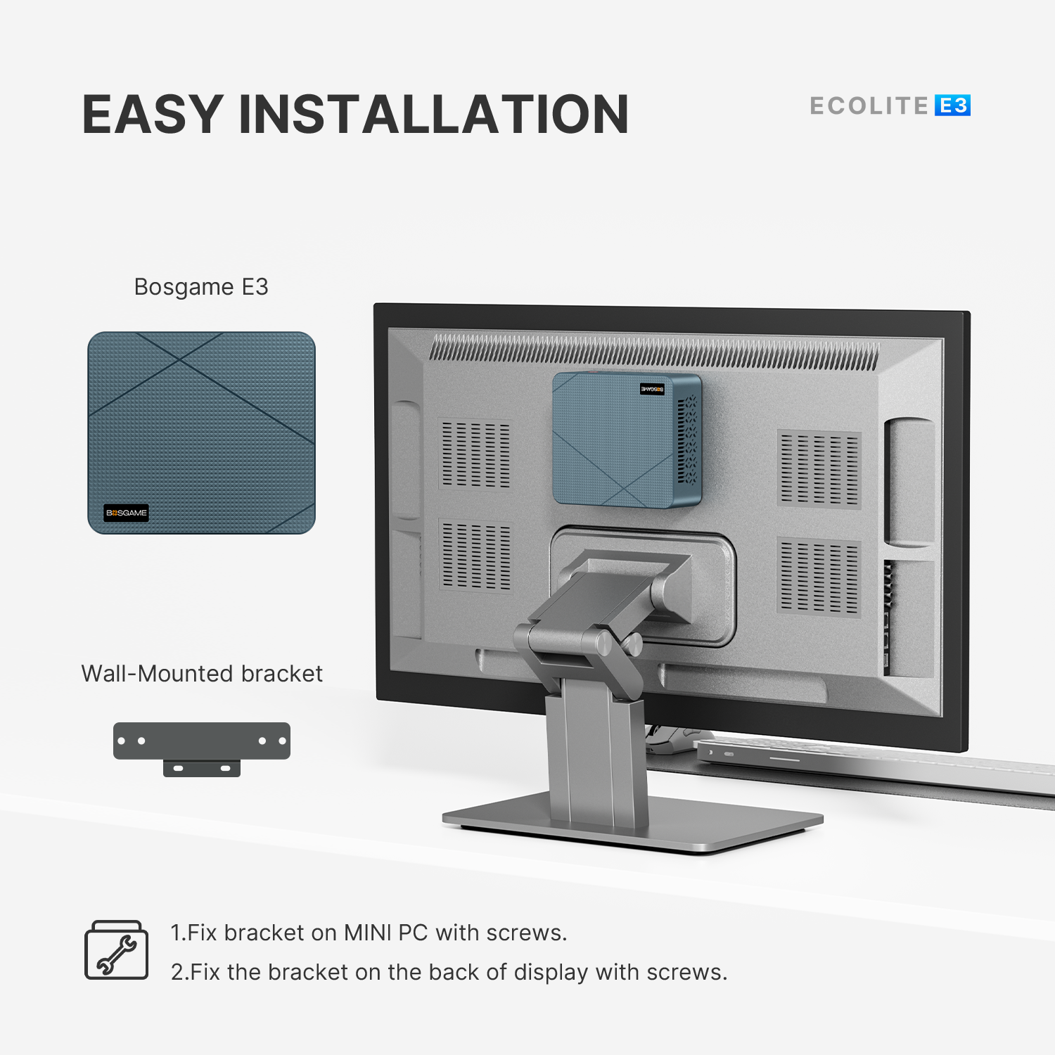BOSGAME Intel  Mini PC E3