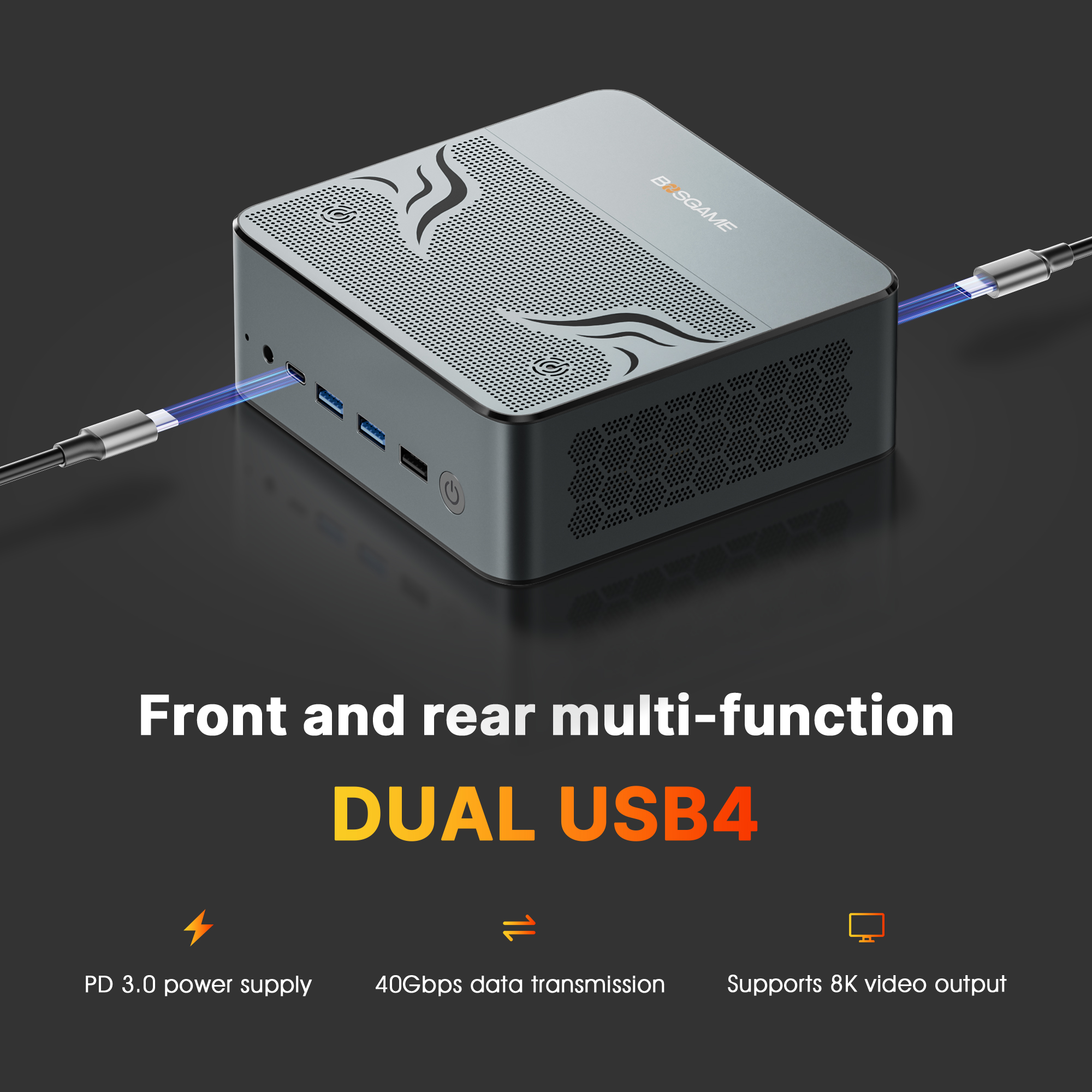 BOSGAME Mini PC M2 AMD Ryzen 97940HS