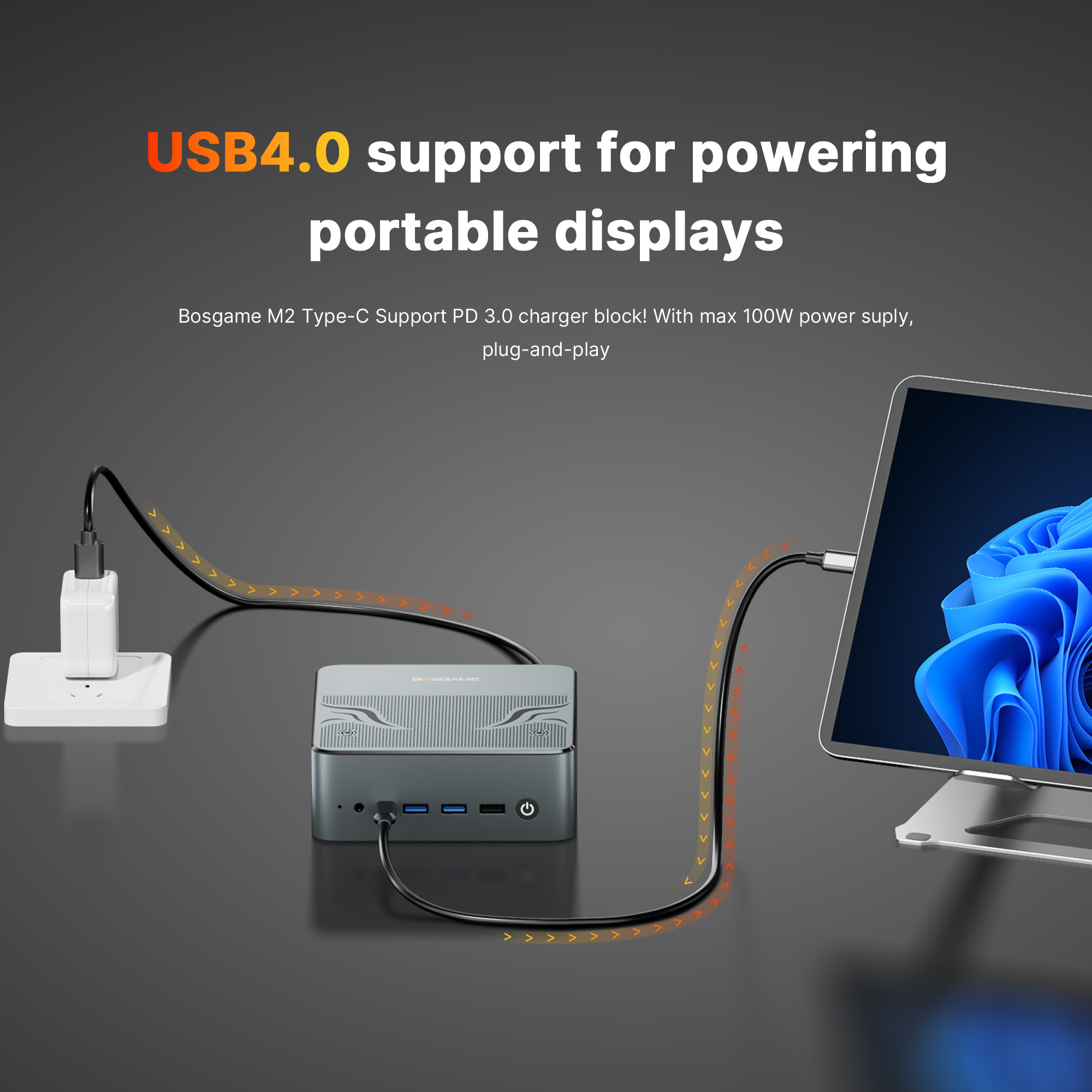 BOSGAME Mini PC M2 AMD Ryzen 97940HS