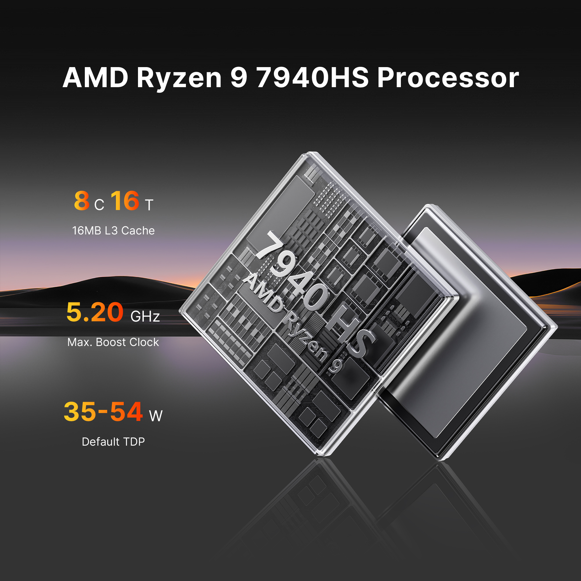 BOSGAME Mini PC M2 AMD Ryzen 97940HS