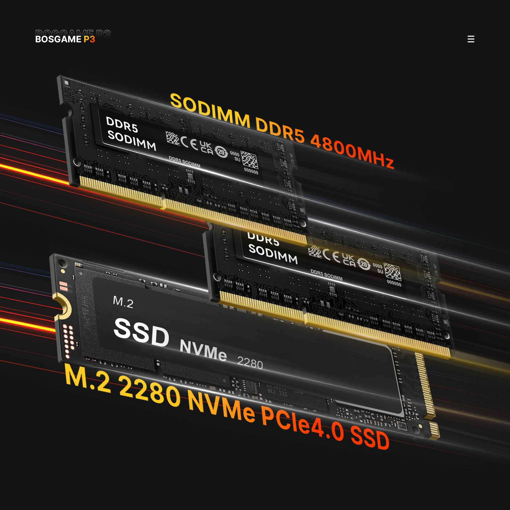 BOSGAME Mini PC P3Lite