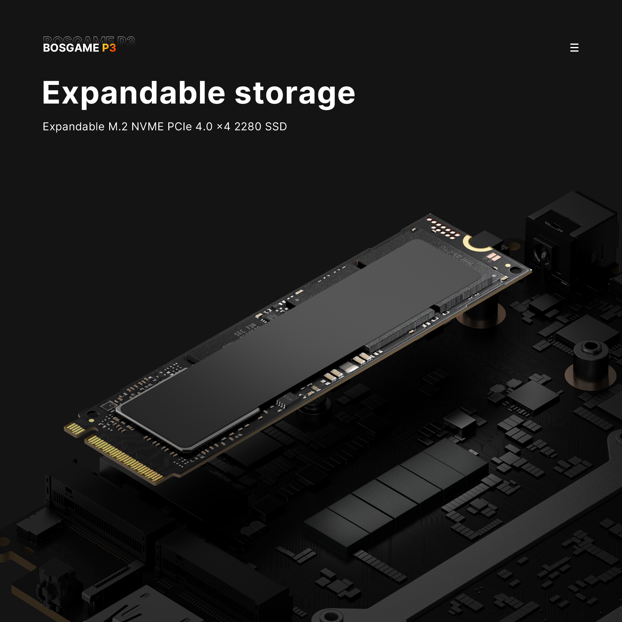 BOSGAME Mini PC P3Lite