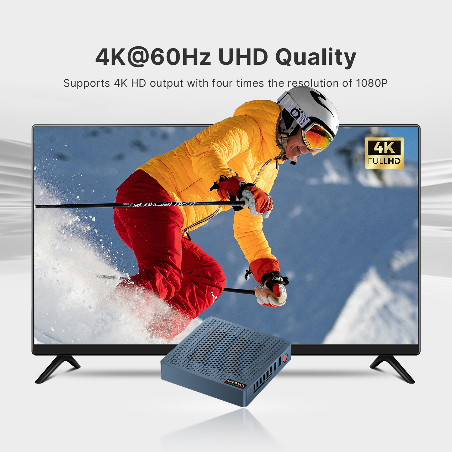 BOSGAME Fanless Mini PC AG40