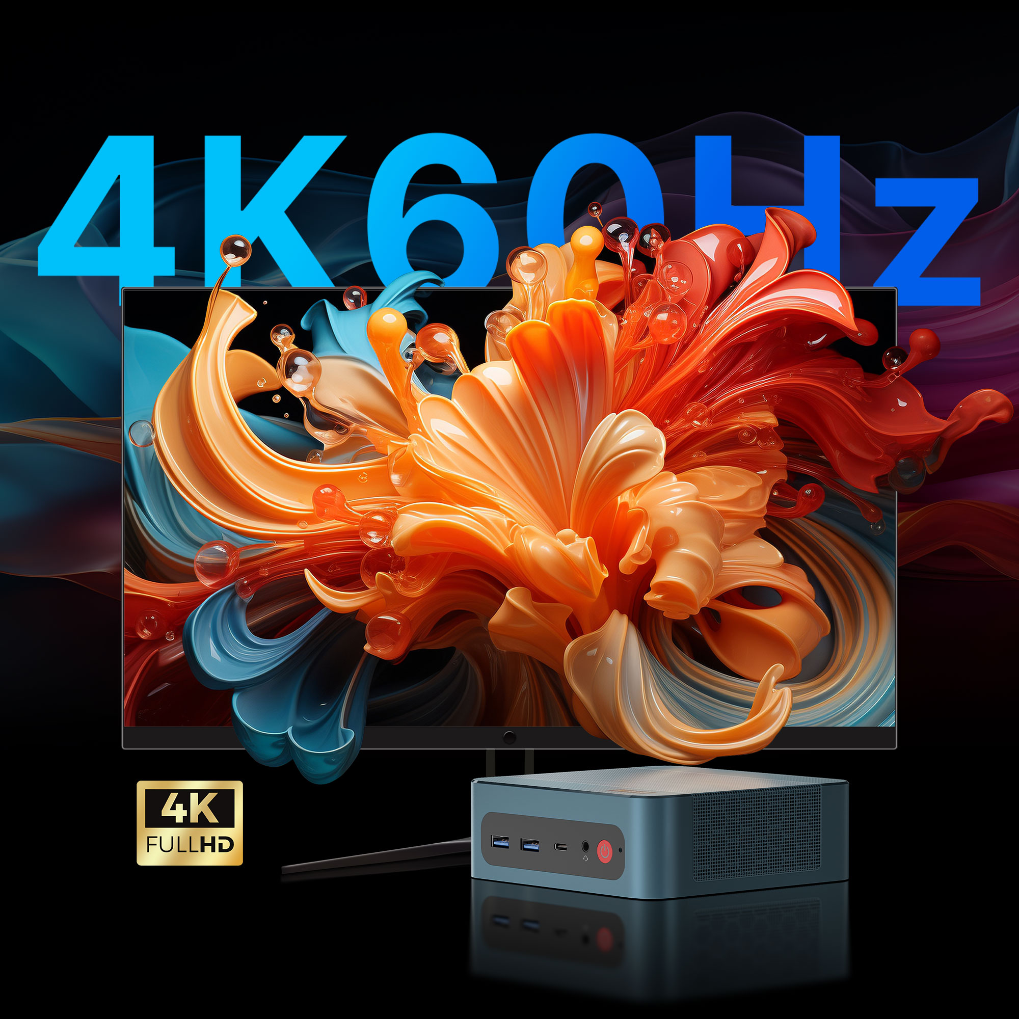 BOSGAME Mini PC P2 Lite Intel Core-i5 12600H