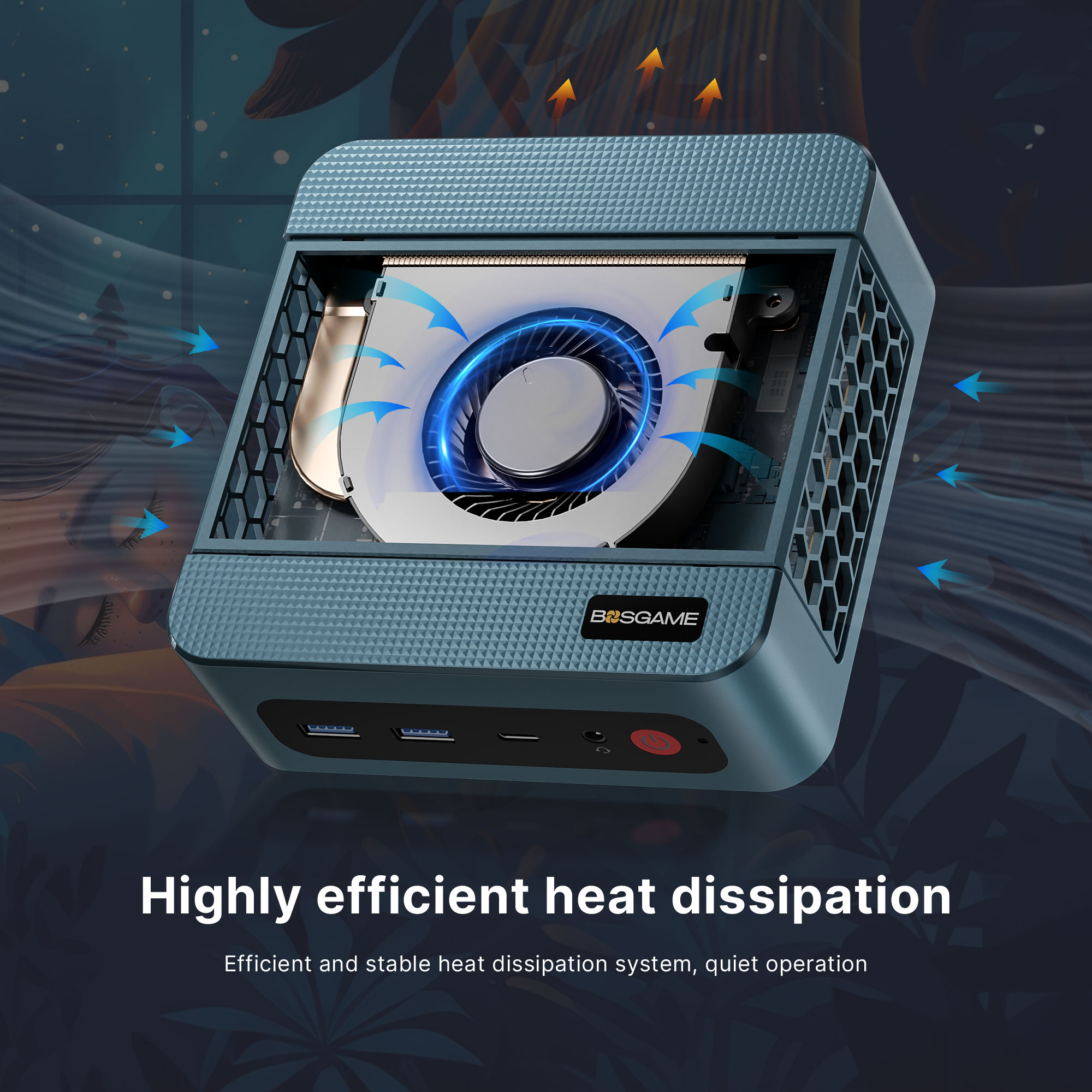 BOSGAME Mini PC P2 Lite Intel Core-i5 12600H