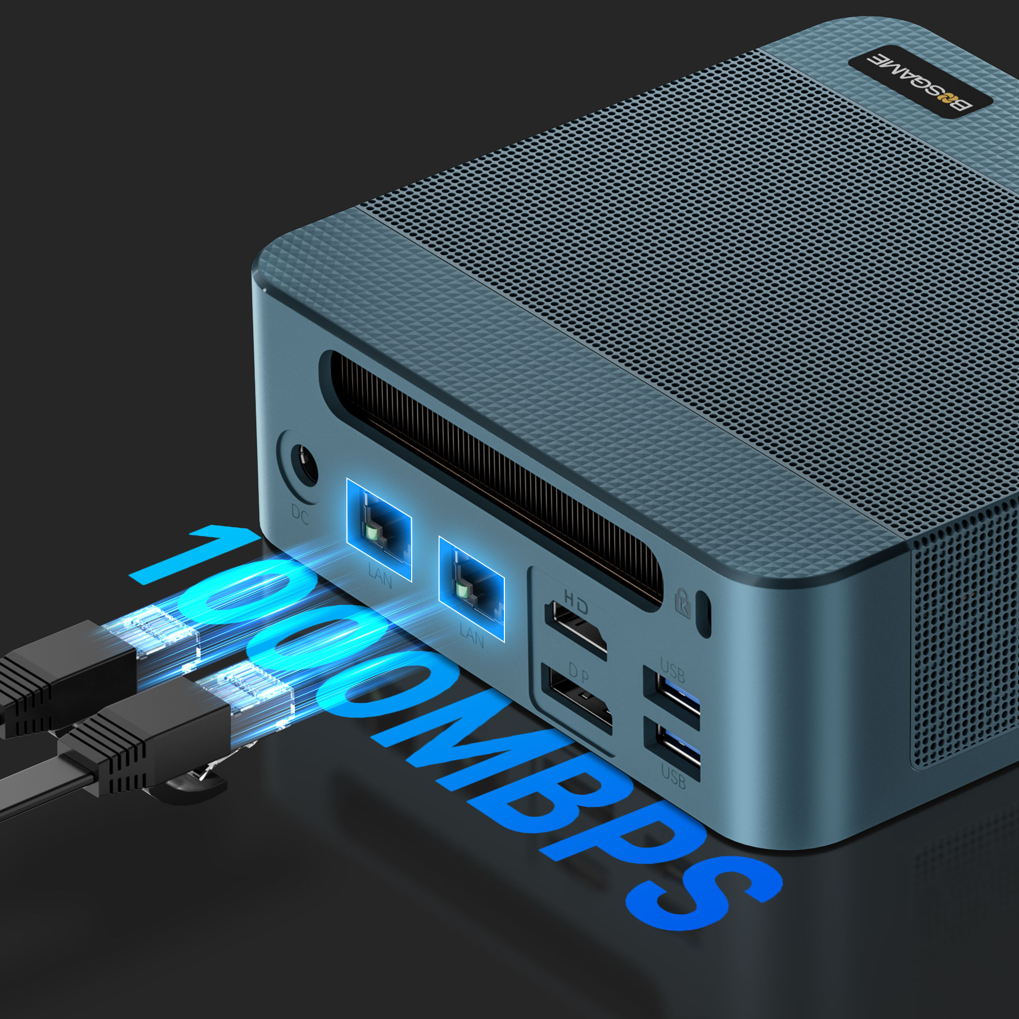 BOSGAME Mini PC P2 Lite Intel Core-i5 12600H