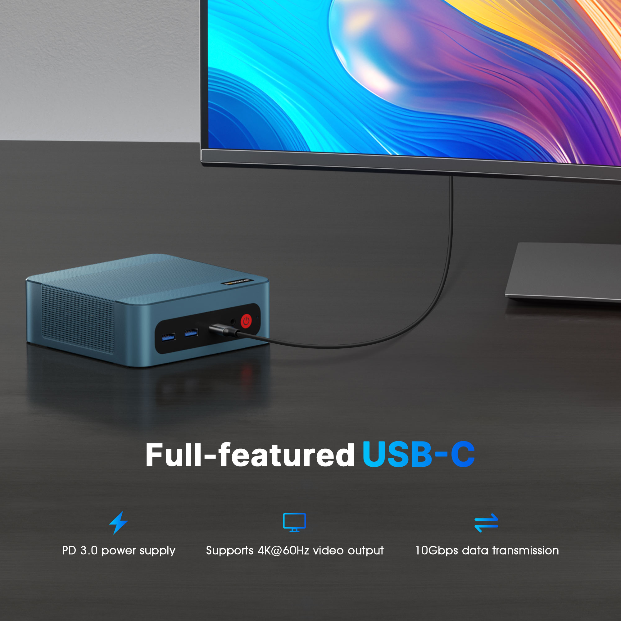 BOSGAME Mini PC P2 Lite Intel Core-i5 12600H