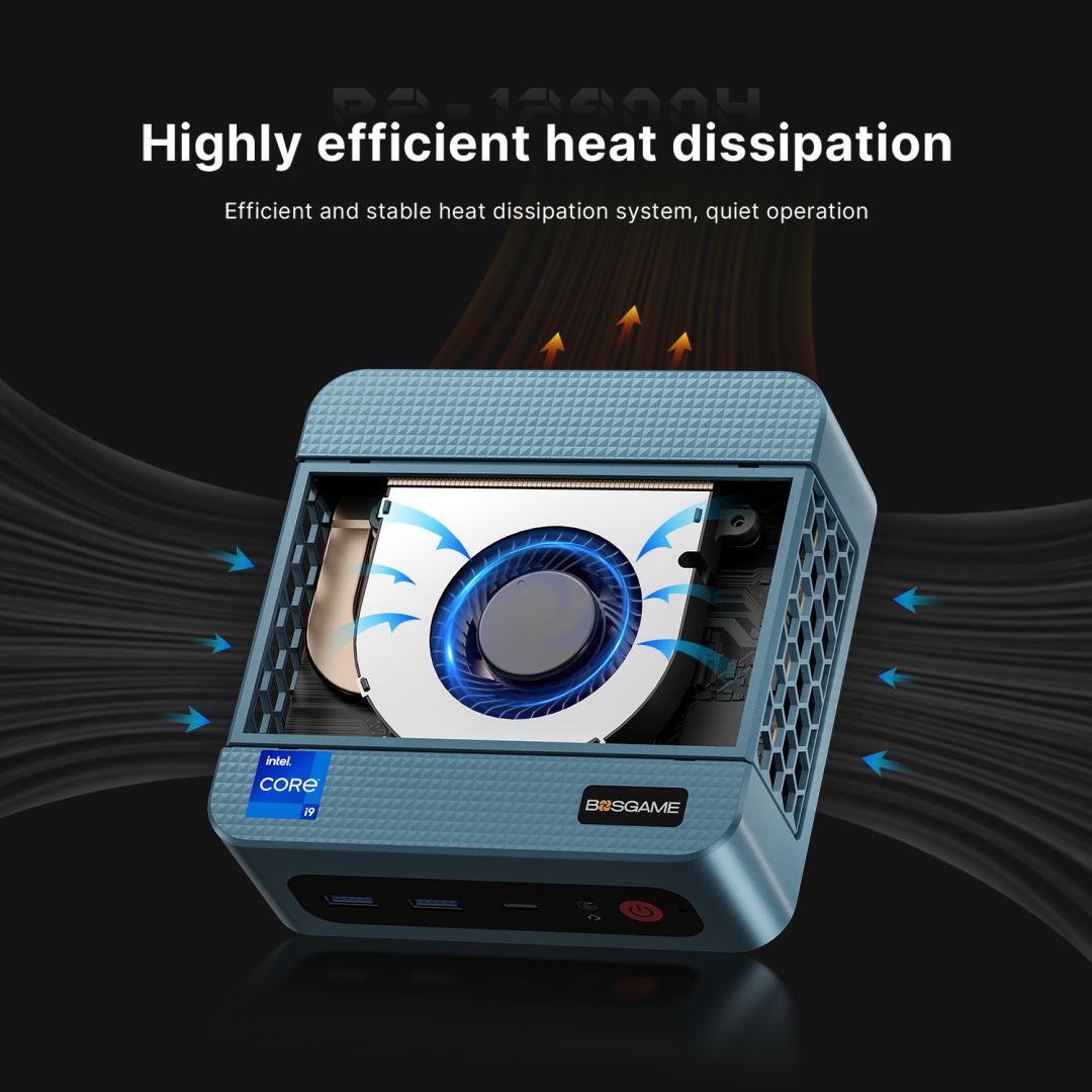 BOSGAME Intel Mini PC P2 Pro - Intel i9 12900H