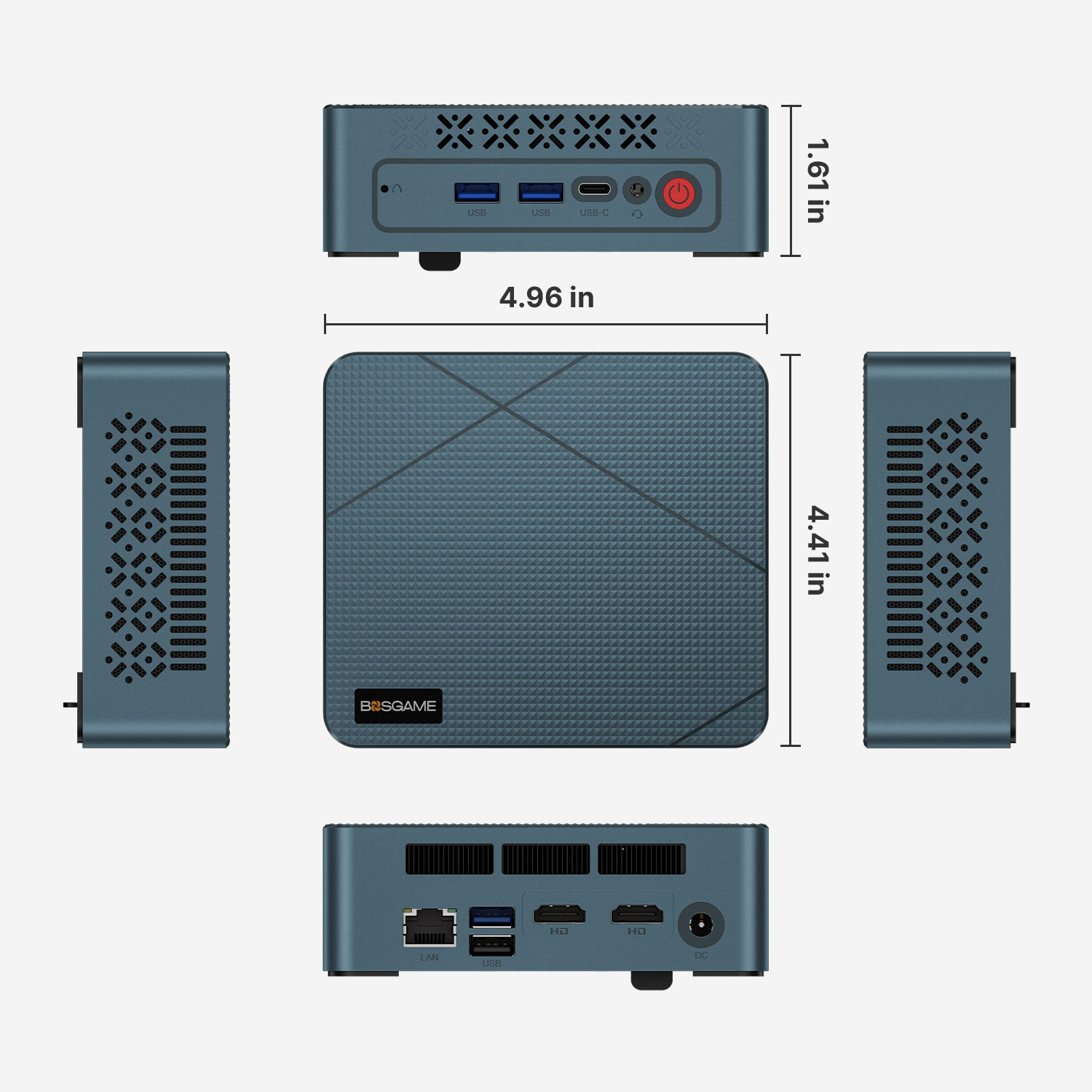 BOSGAME E2 NEO Mini Enterprise Office Desktop Computer