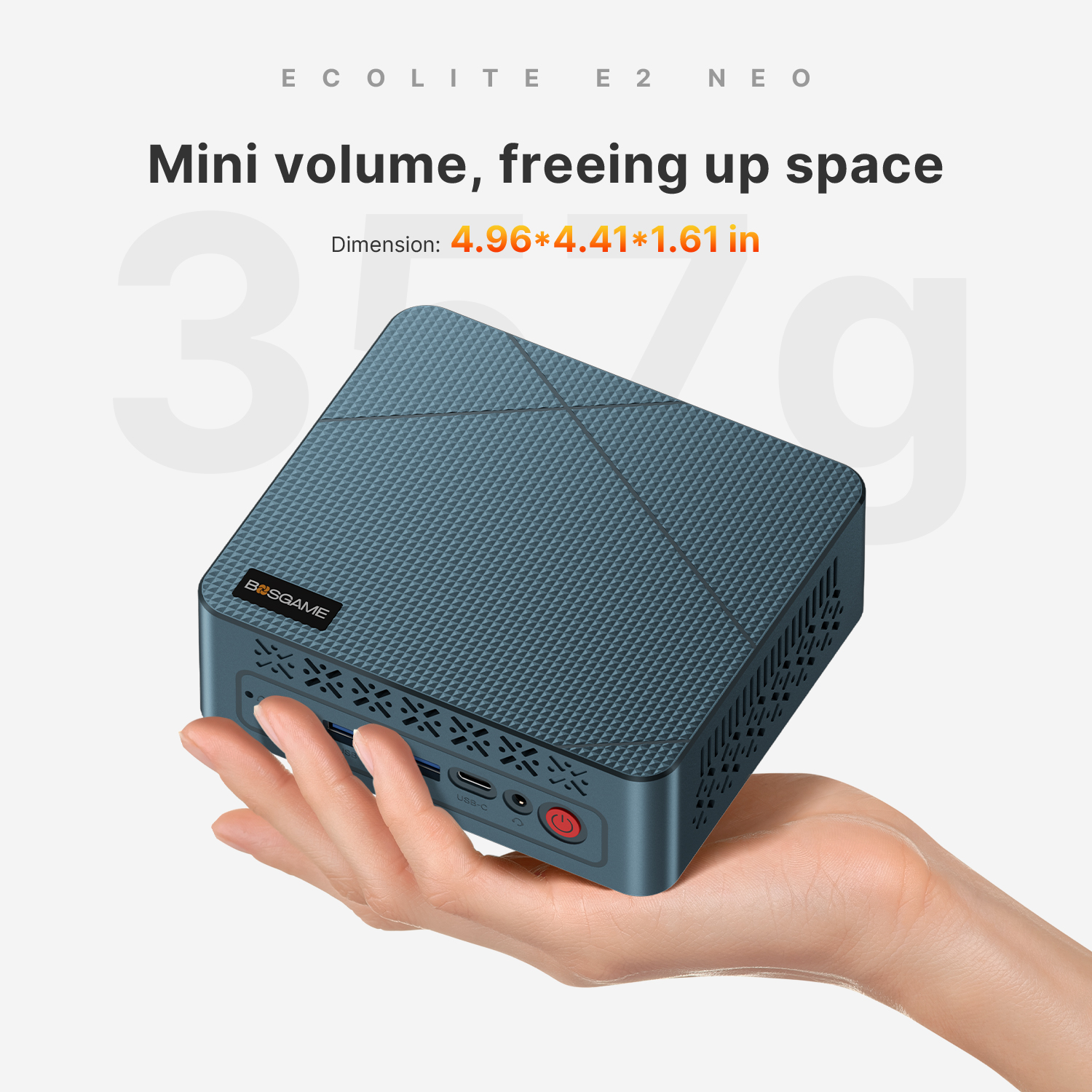 BOSGAME E2 NEO Mini Enterprise Office Desktop Computer