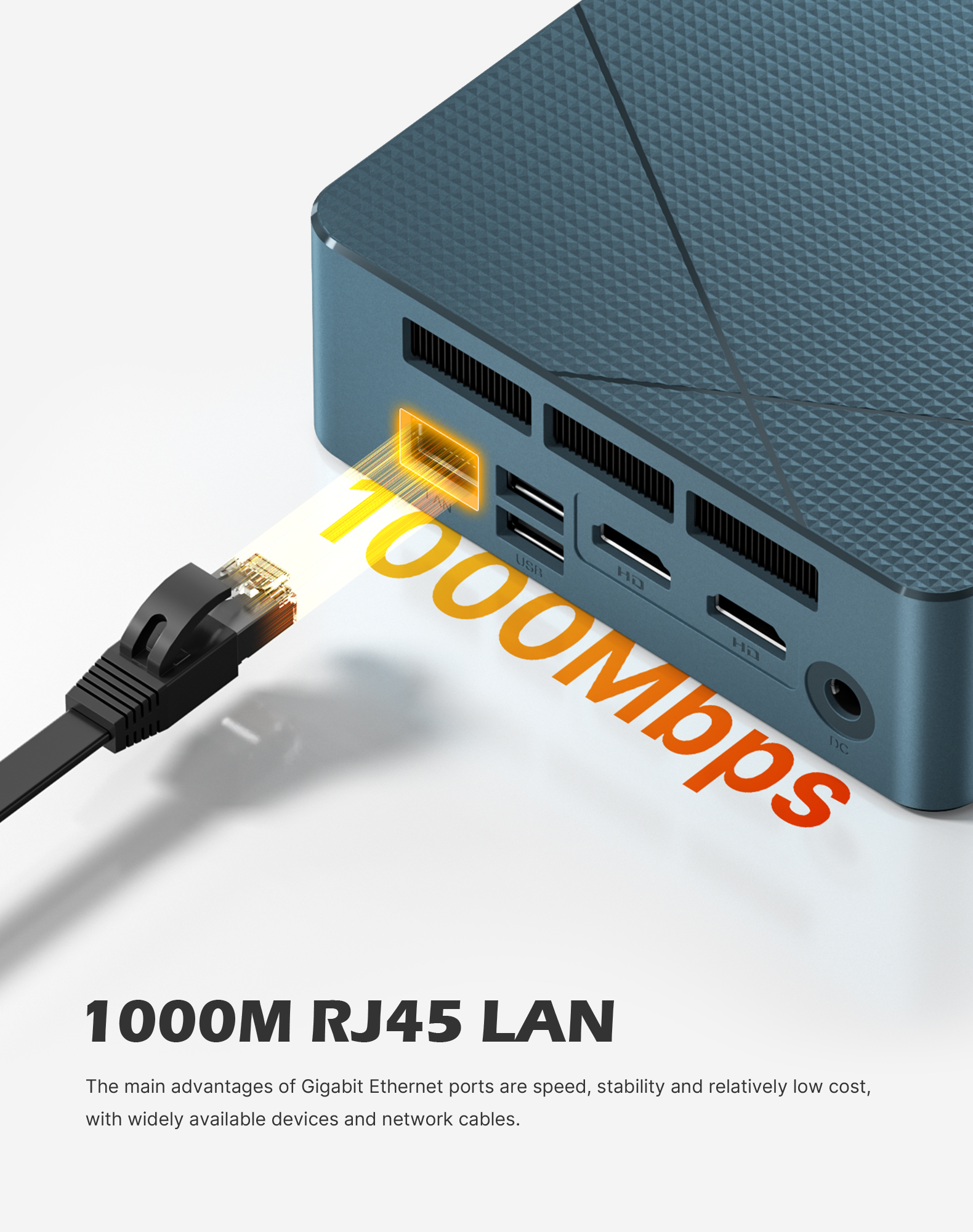 BOSGAME E2 Plus Home Mini PC ,AMD Ryzen 5 3501U,8GB DDR4 up to 32GB,256GB SSD,Triple‑Display 4K@60Hz ,Win11 Pro
