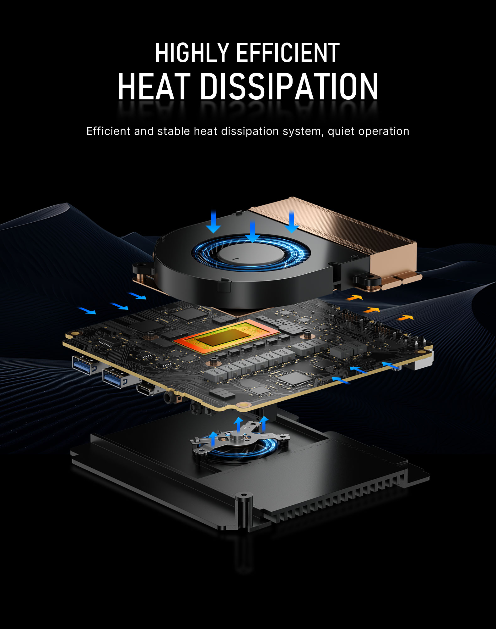 BOSGAME E5 Mini PC, Ryzen 3 5300U Processor 4-core 8-Thread Dual LAN Mini Desktop Computers, 16GB DDR4 1TB PCIe 3.0x4 SSD