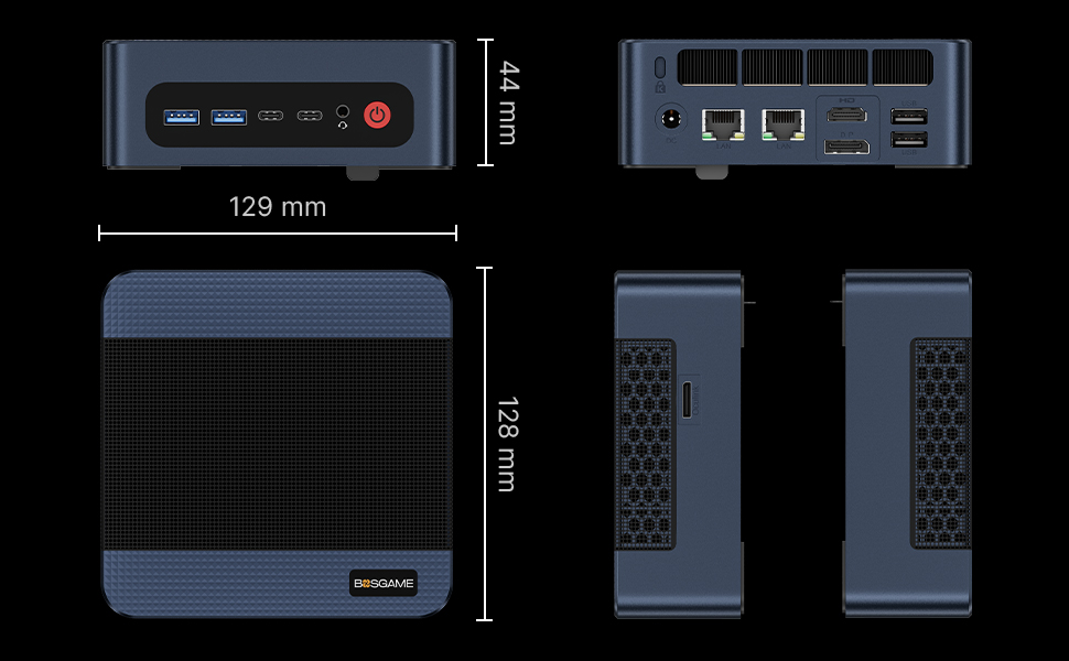 BOSGAME M4 Plus Light Gaming Mini PC