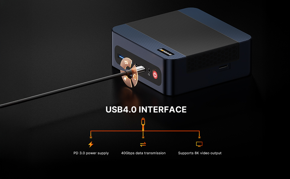 BOSGAME M4 Plus Light Gaming Mini PC