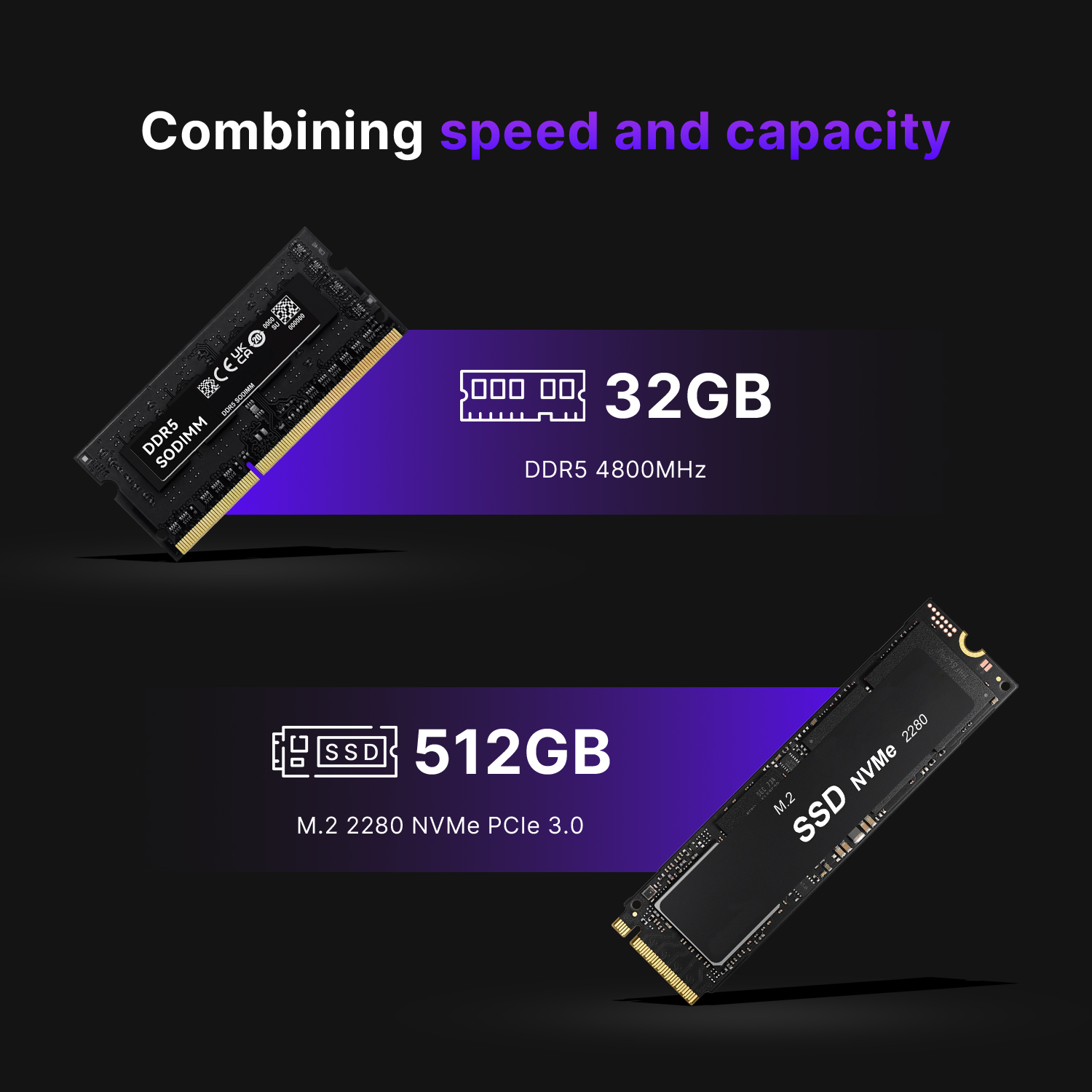 BOSGAME P2 Plus Mini PC - Intel i7-12700H