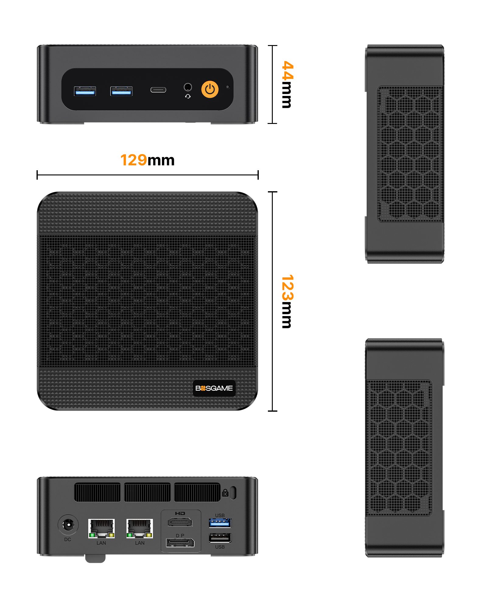 BOSGAME P6 Neo Mini Gaming PC