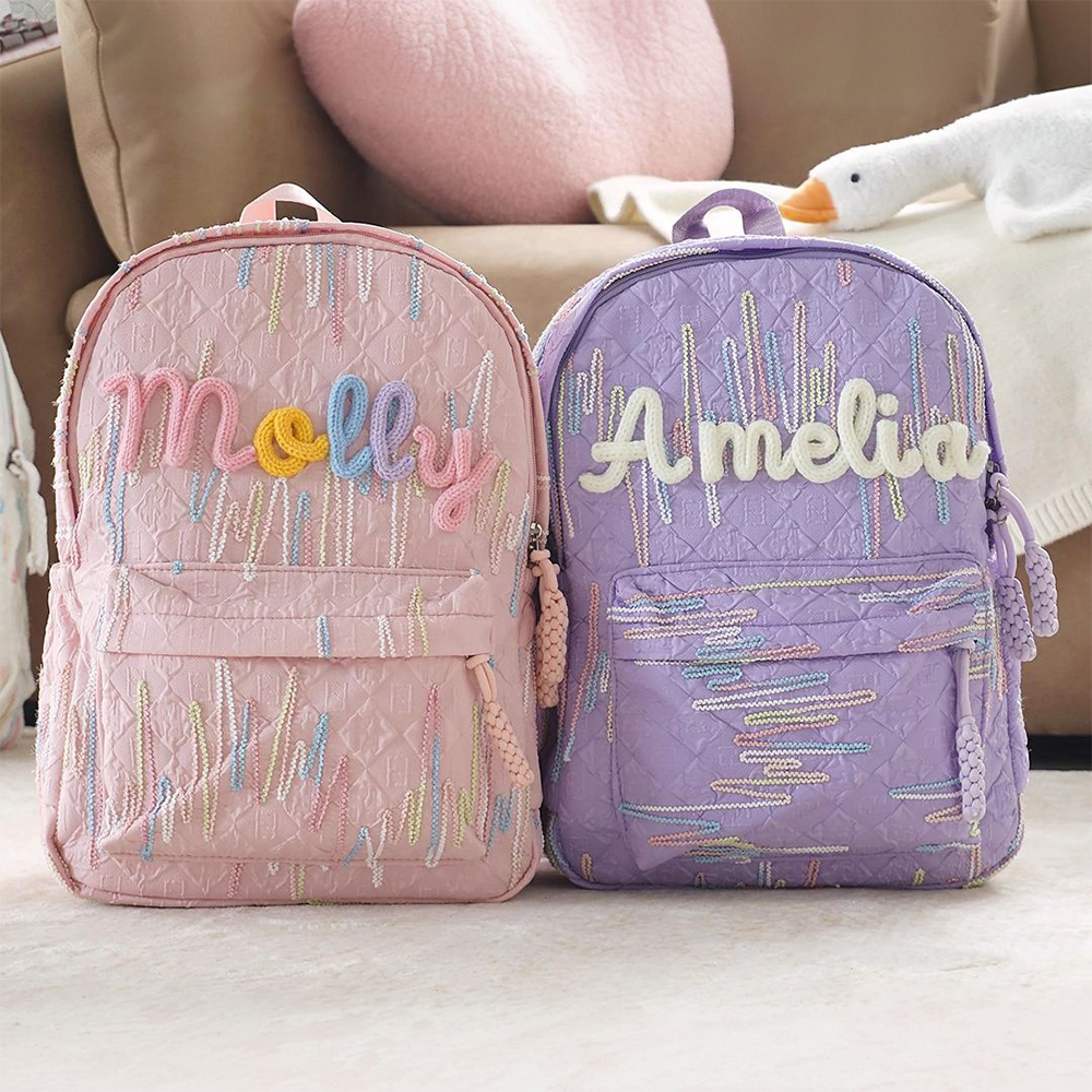 Personalized Handcrafted Embroidered School Backpack