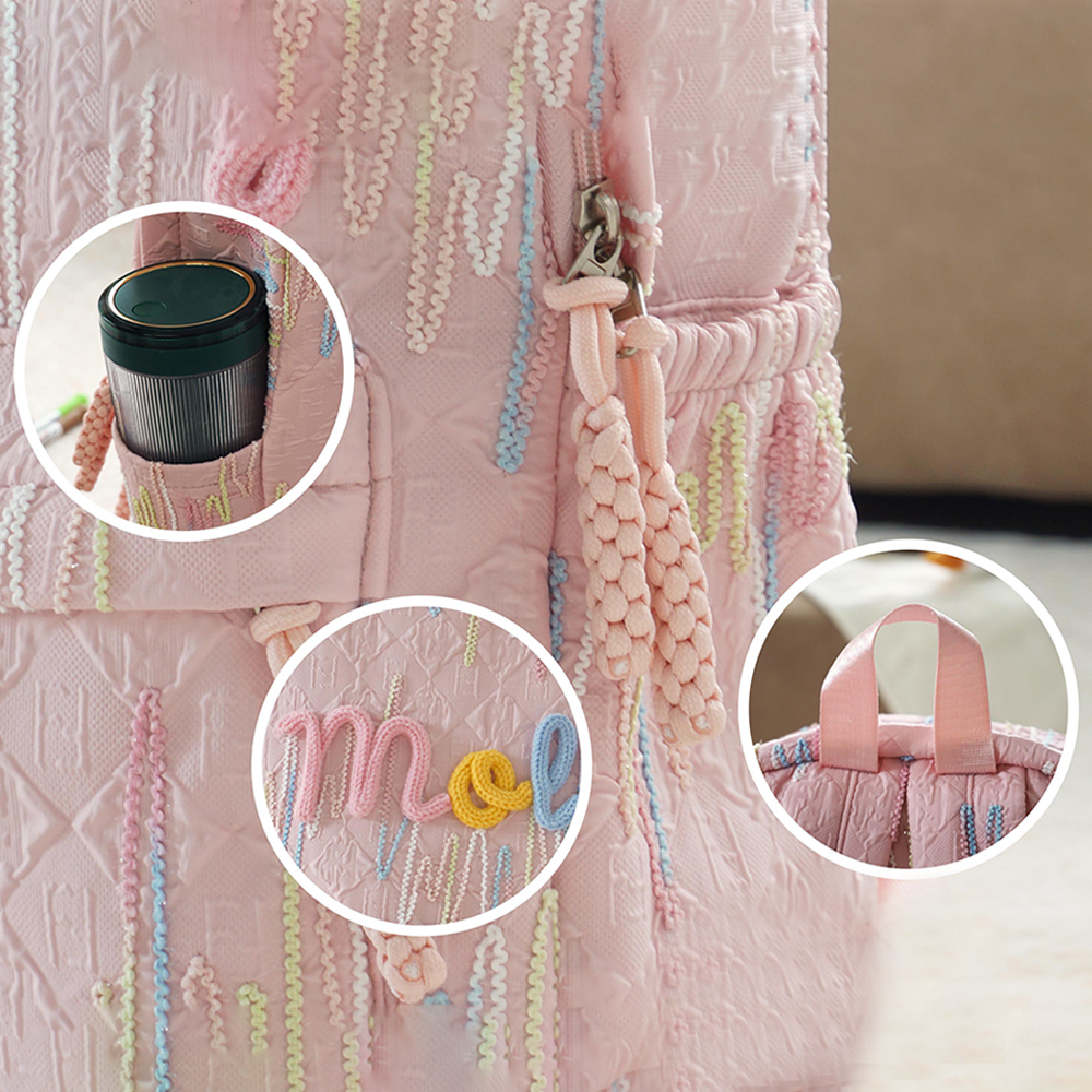 Personalized Handcrafted Embroidered School Backpack