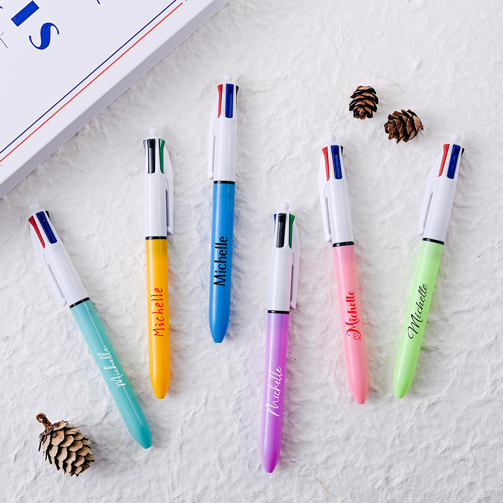 Personalized Multi Purpose 4 Colors Ballpoint Pen
