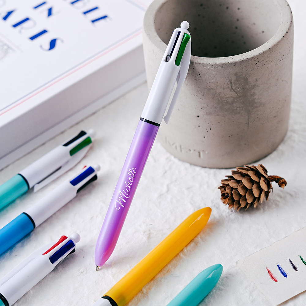 Personalized Multi Purpose 4 Colors Ballpoint Pen