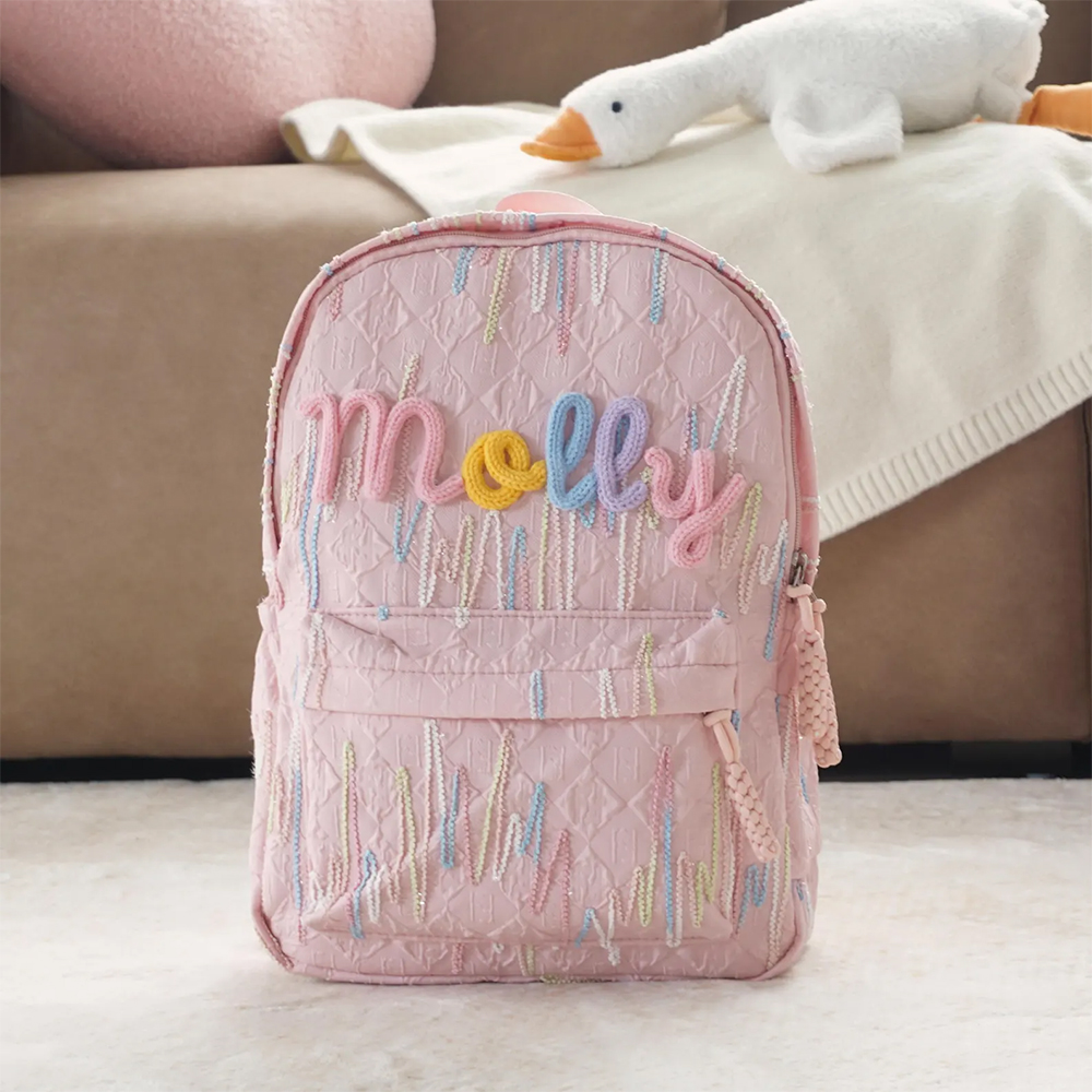 Personalized Handcrafted Embroidered School Backpack