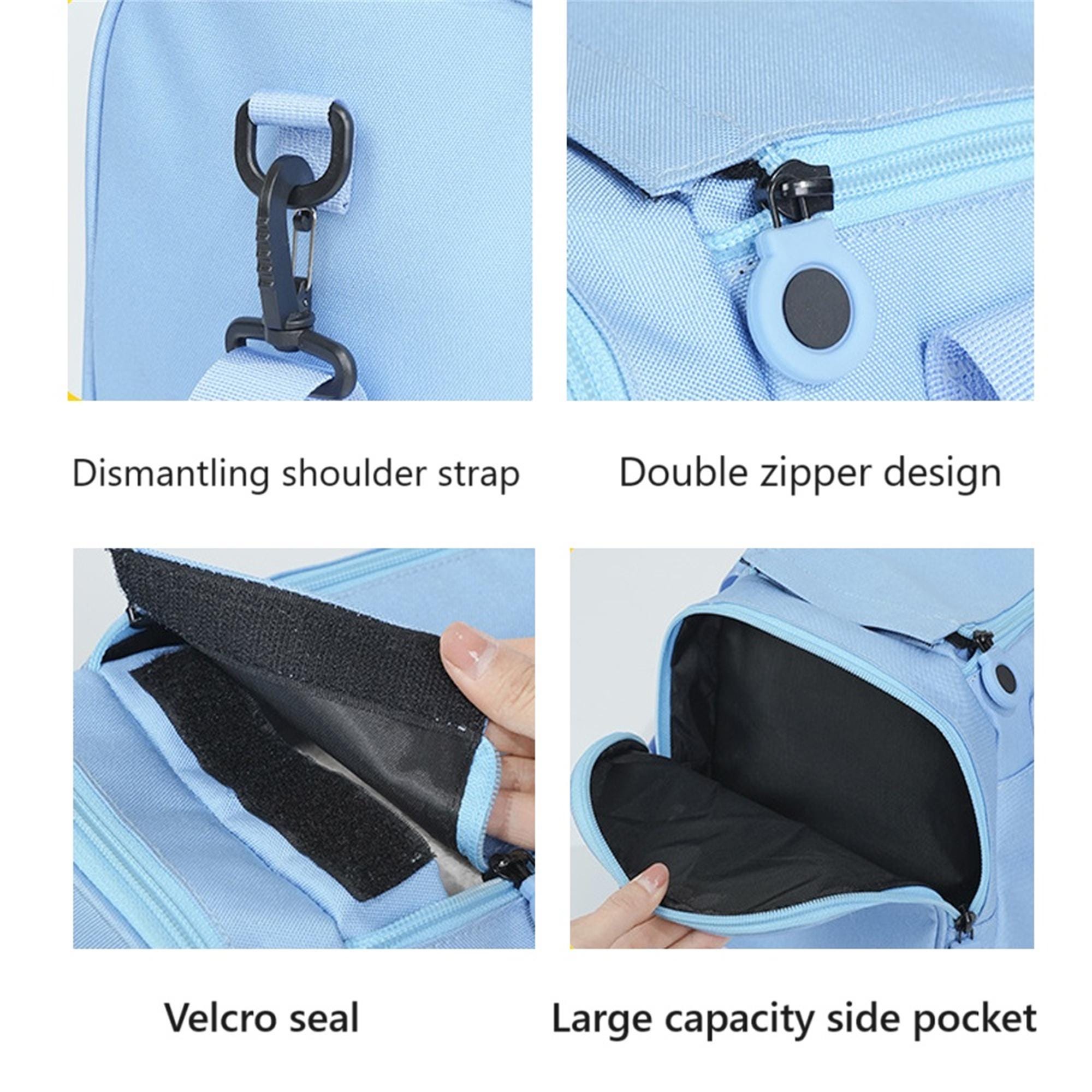 Personalized Chenille Letter Water Proof Duffle Dance Bag