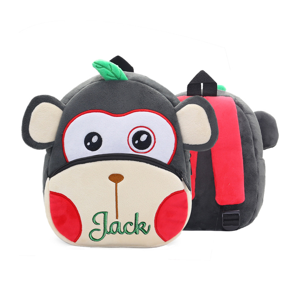 Personalized Embroidery Cartoon Animals Backpack
