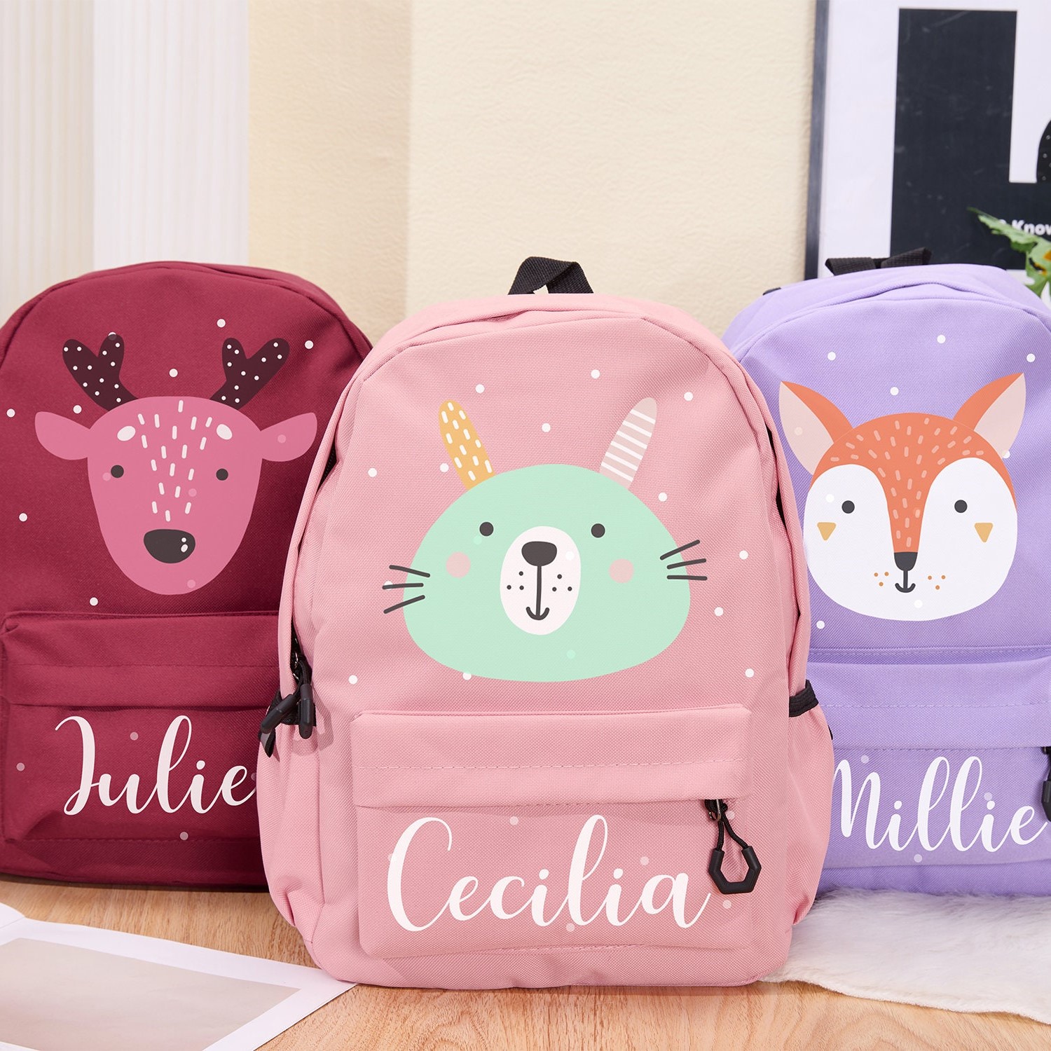 Personalized Color Cute Pattern Backpack