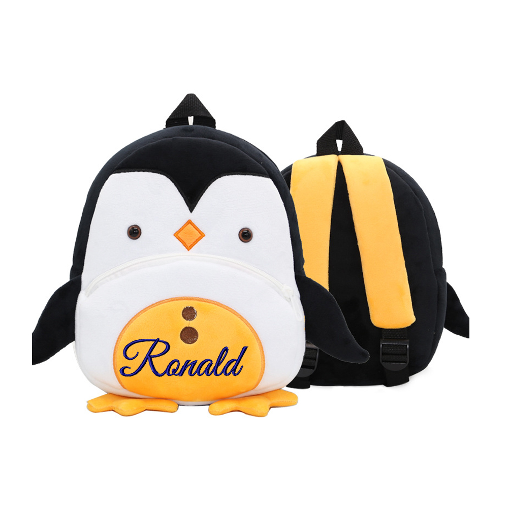 Personalized Embroidery Cartoon Animals Backpack