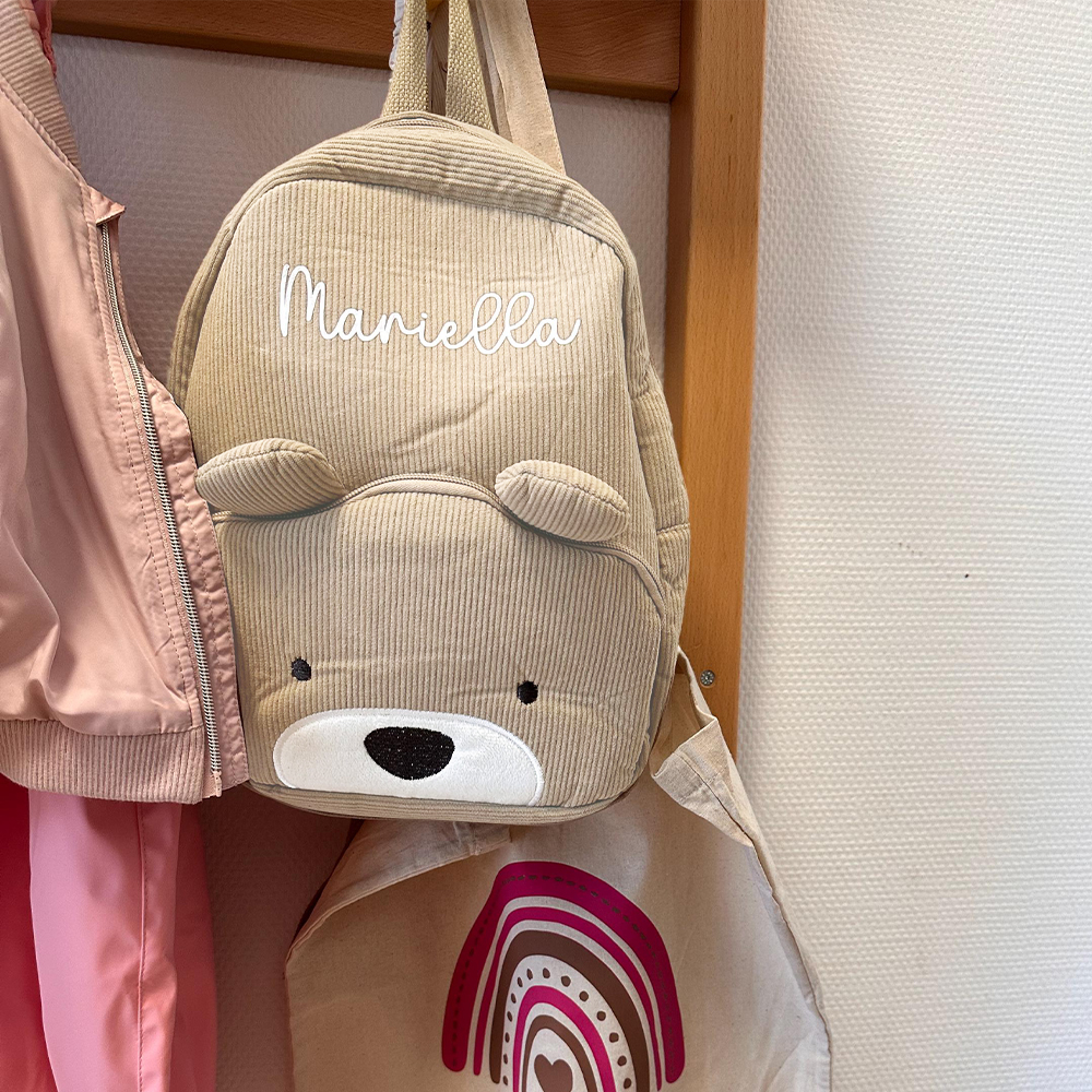 Personalized Lovely Corduroy Animals Backpack