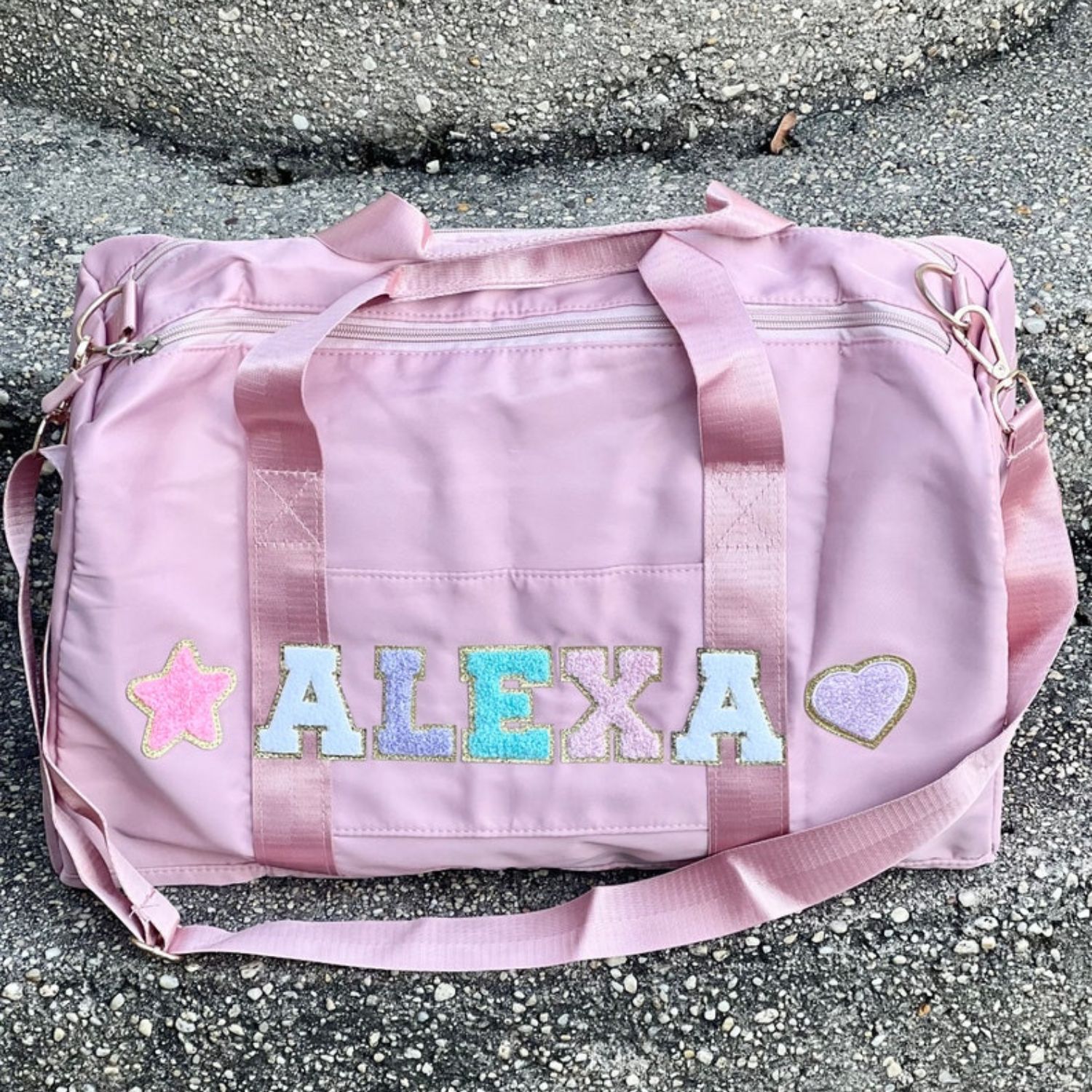 Personalized Patch Kids Color Duffle Bag