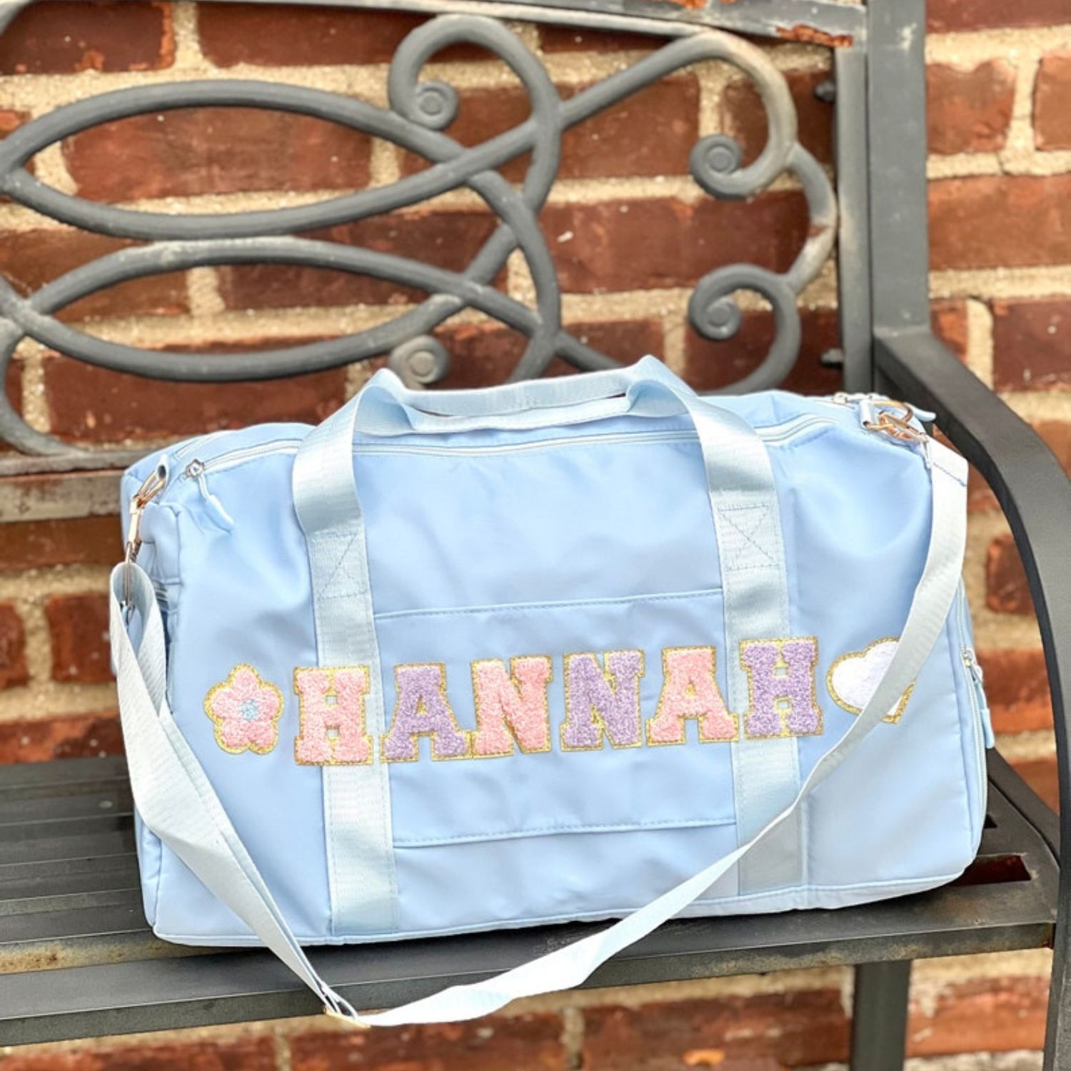 Personalized Patch Kids Color Duffle Bag