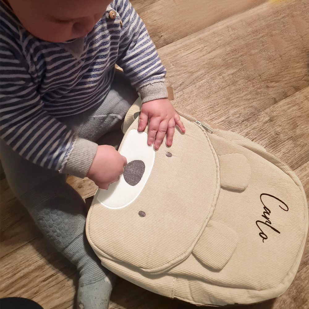 Personalized Lovely Corduroy Animals Backpack