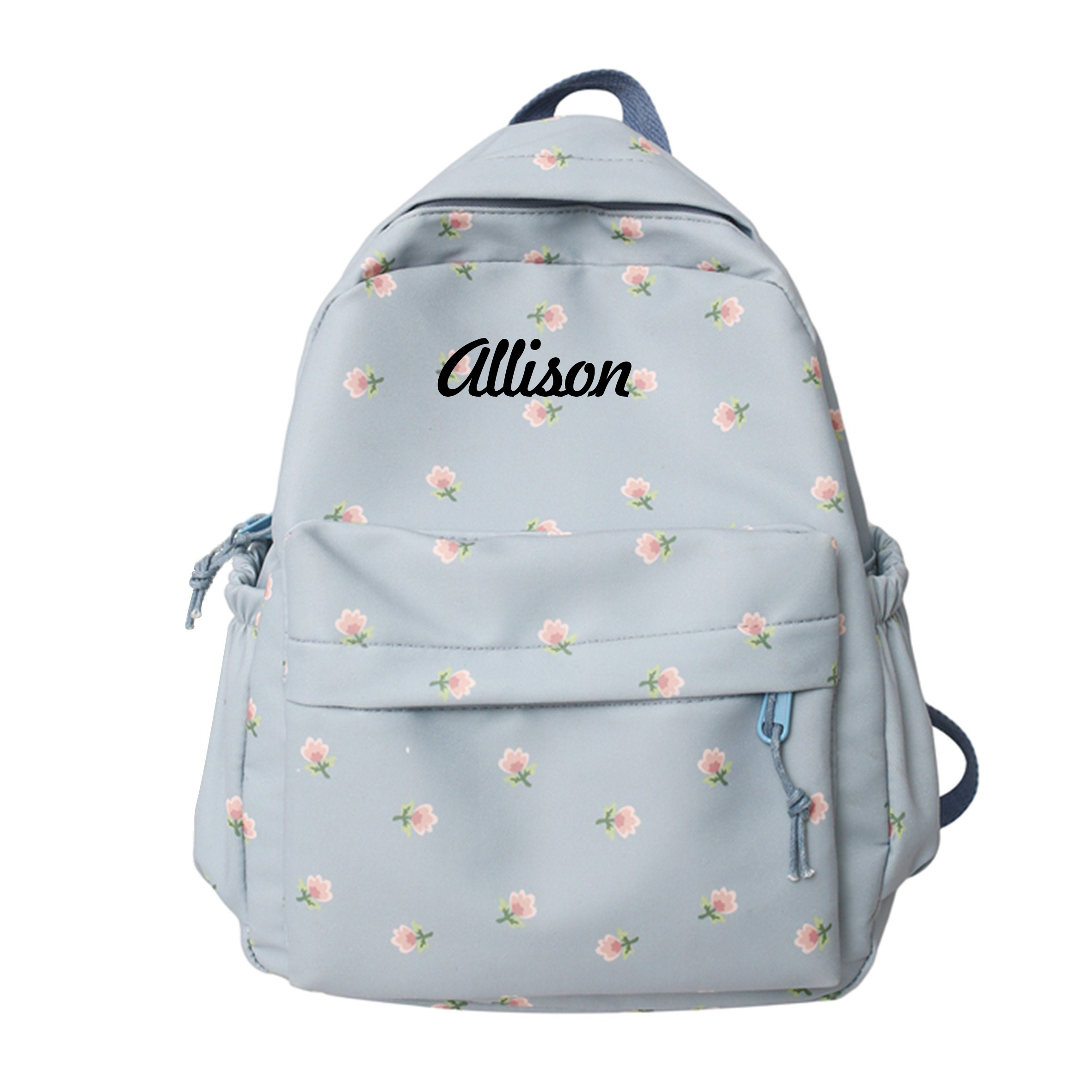 Personalized Embroidery Kid Floral Backpack