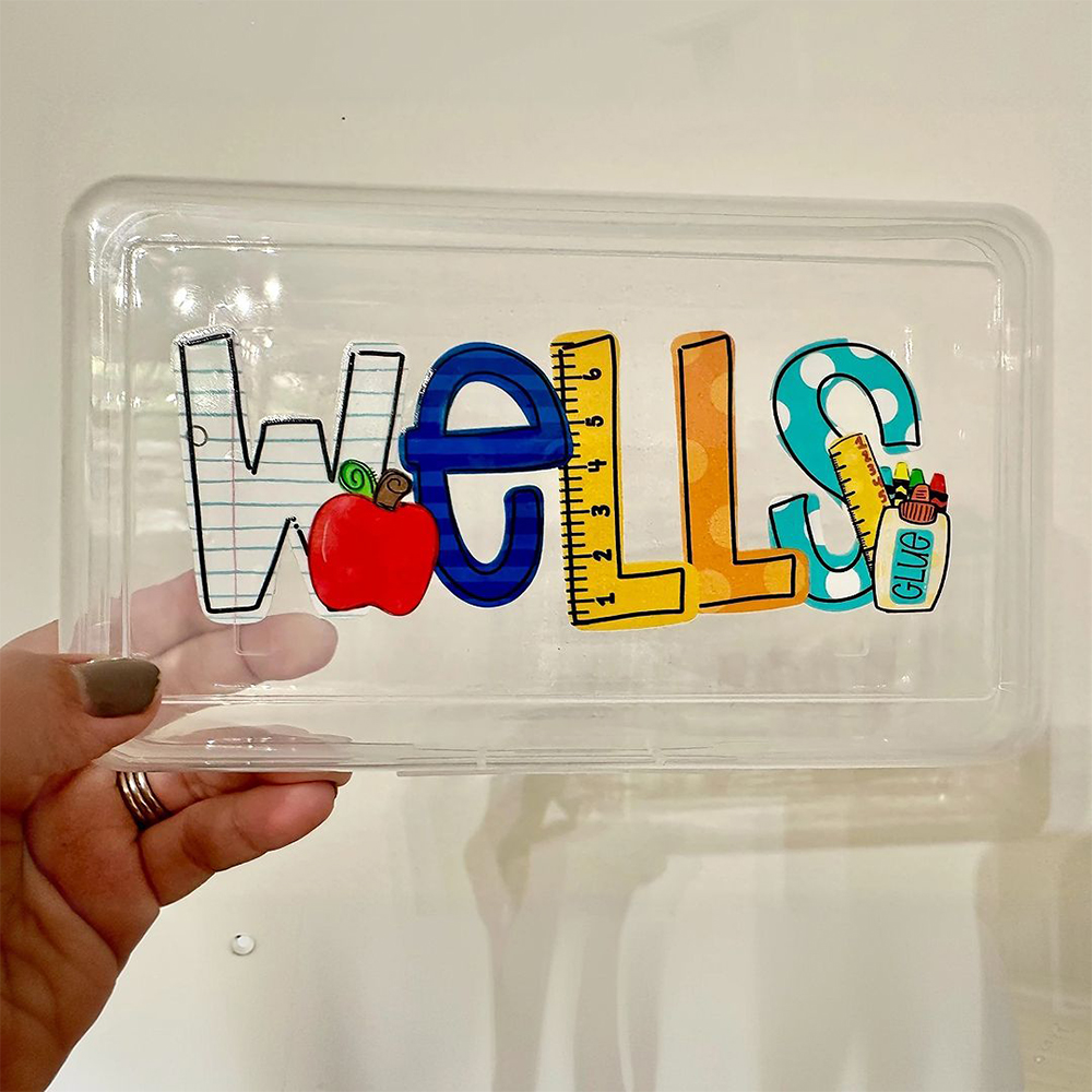 Personalized Back To School Pencil Boxes