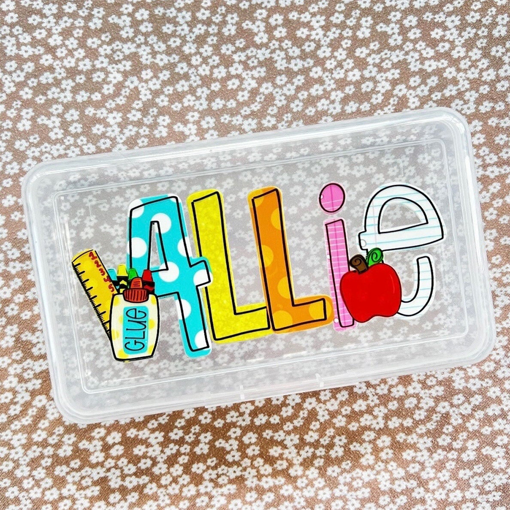 Personalized Back To School Pencil Boxes