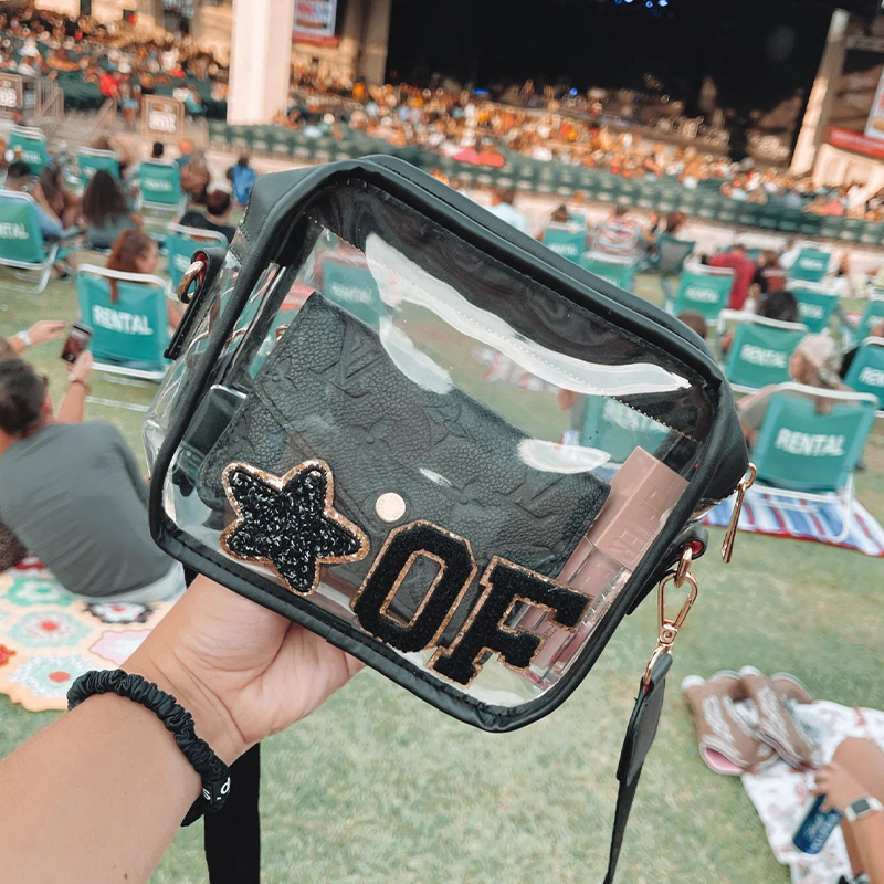 Personalized PVC Kid Chenille Patch Crossbody Bag