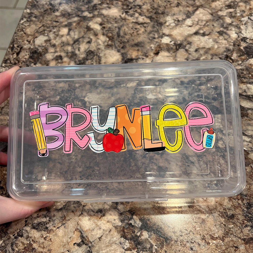 Personalized Back To School Pencil Boxes