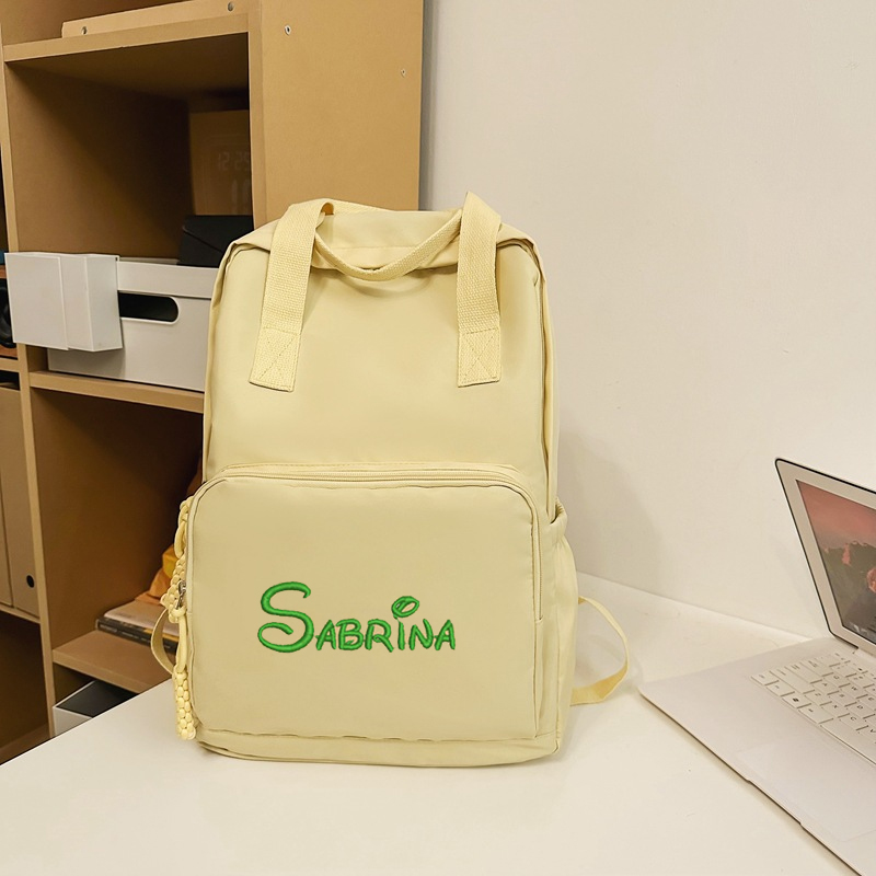 Personalized Embroidery Kid Oxford Fabric Backpack
